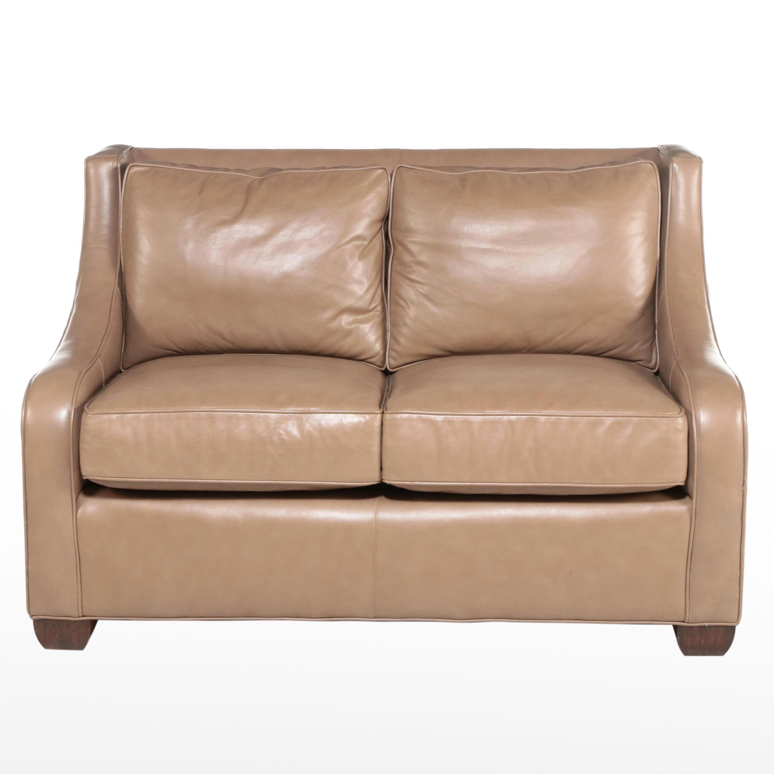 Vanguard Furniture American Bugalow Collection Leather Love Seat