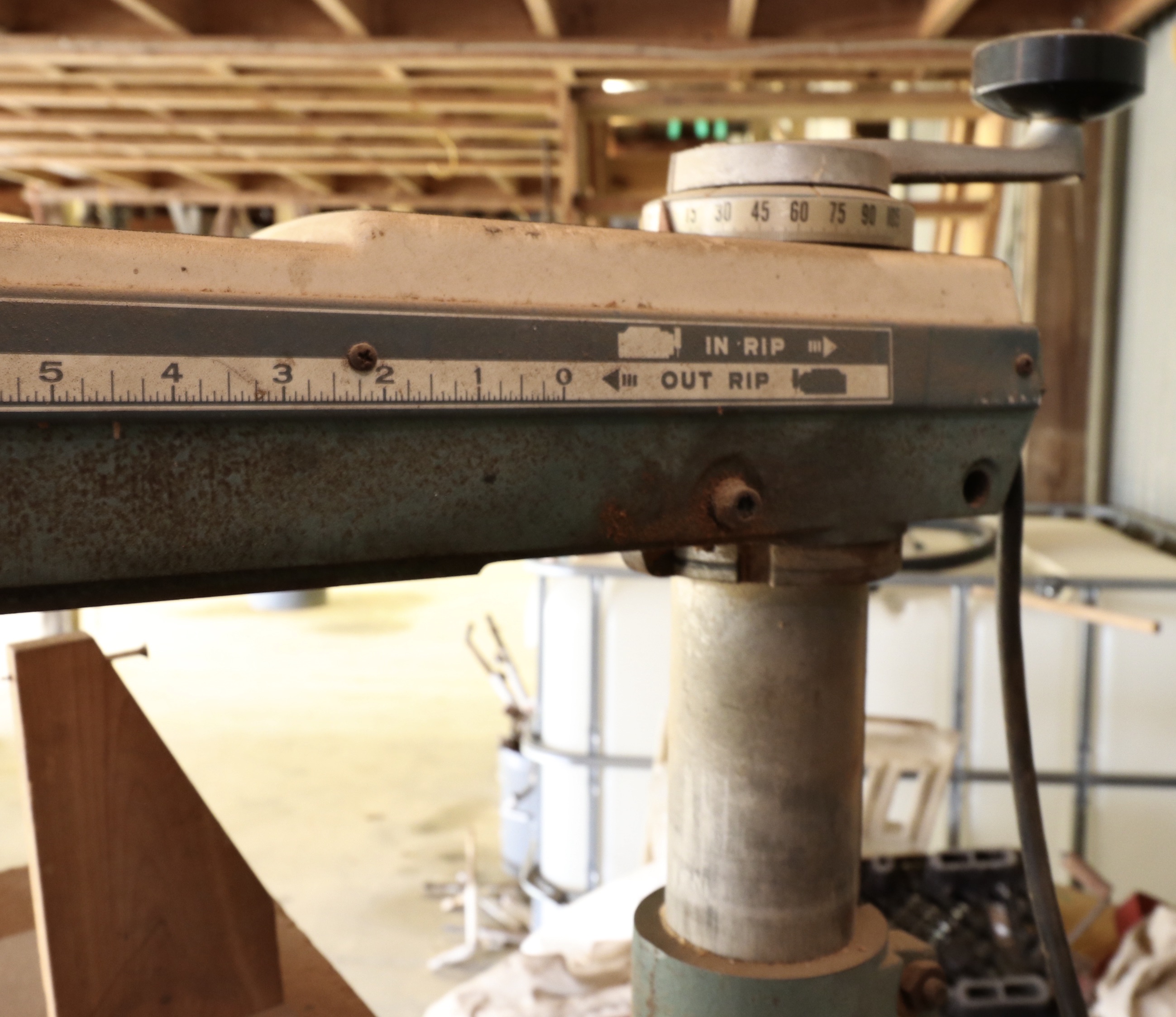 DeWalt Table Saw with Storage Cabinet and Attachments