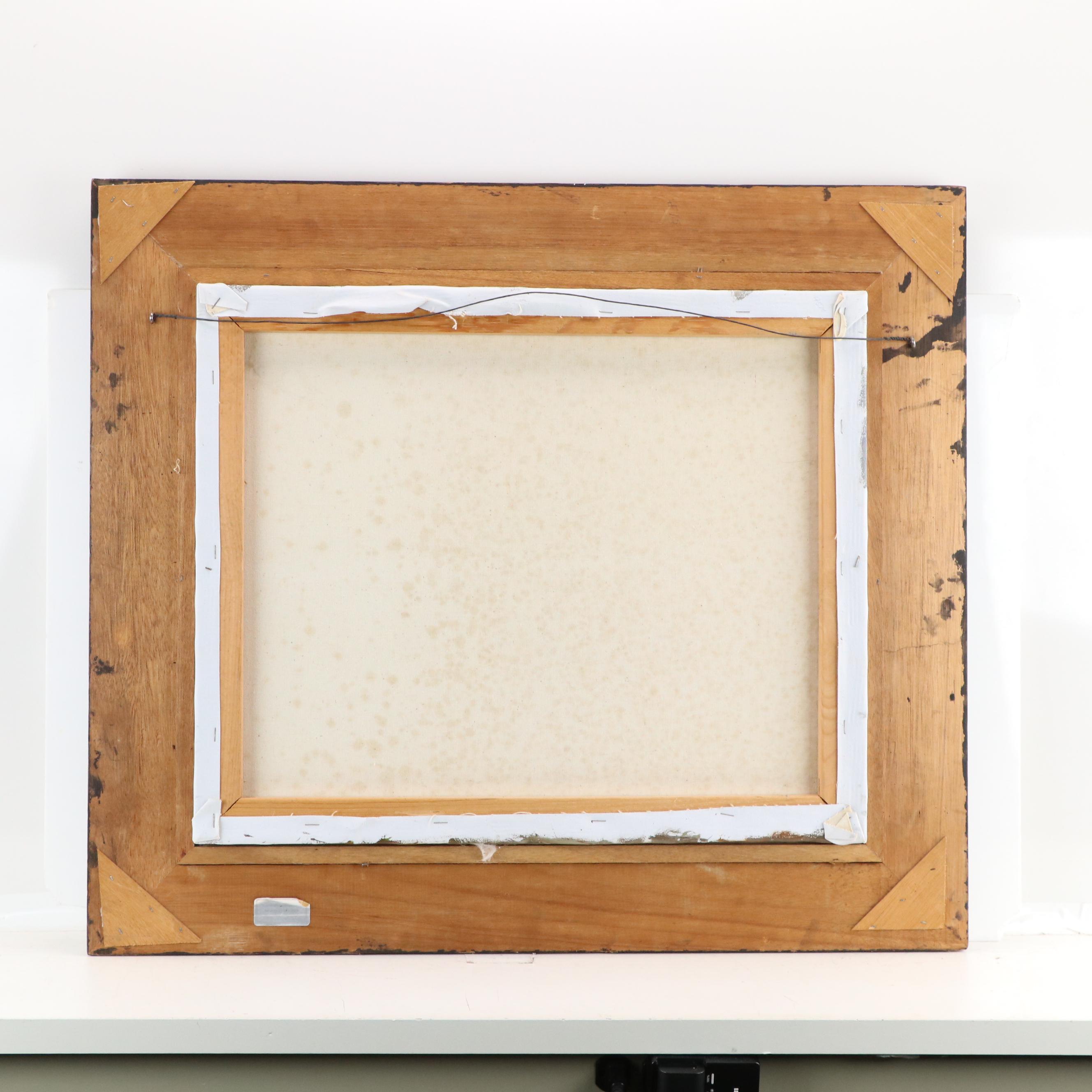 Robert Cox Floral Still Life Oil Painting, Late 20th Century