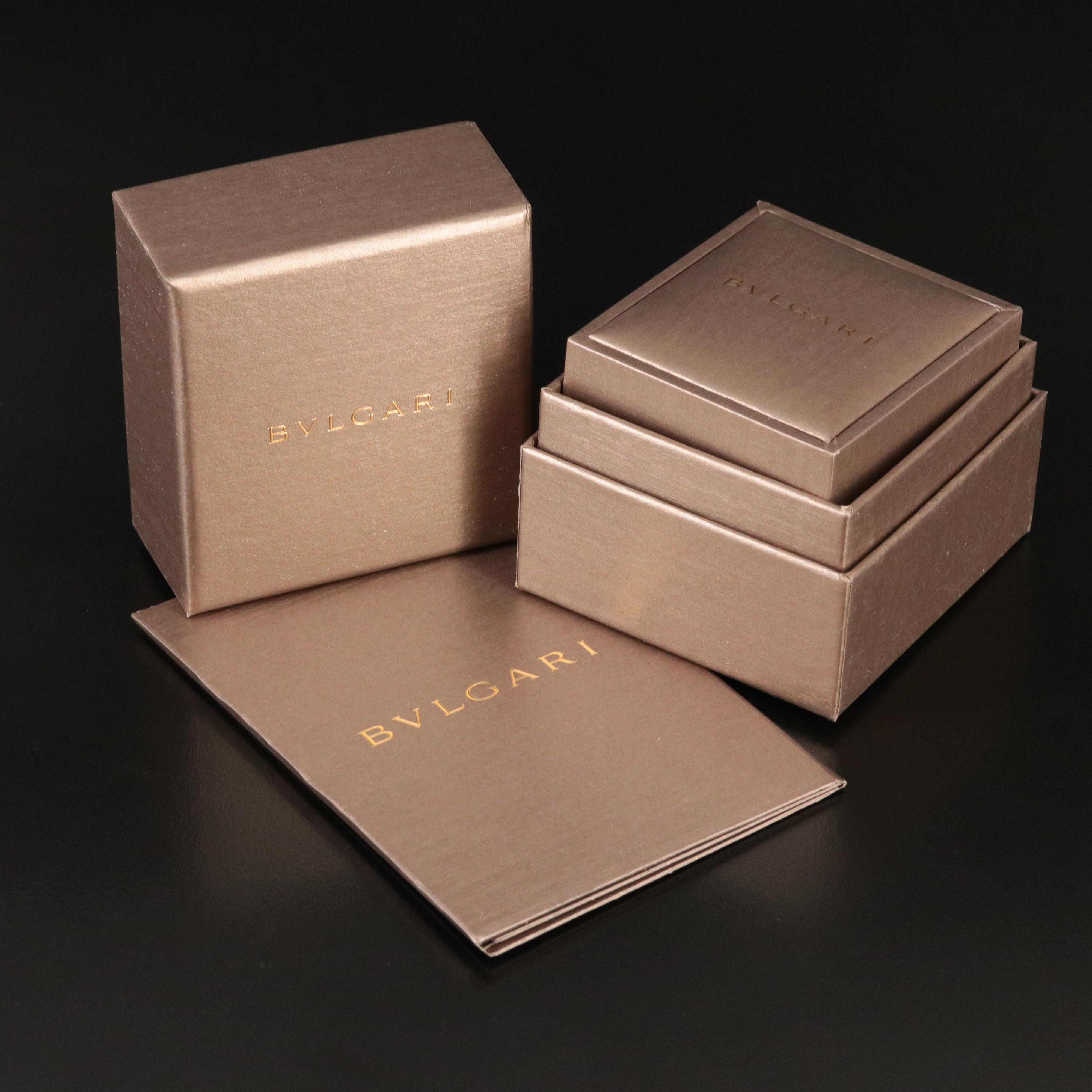 Bulgari BVLGARI Fiorever 18K Rose Gold 0.30 CTW Diamond Flower Bypass Ring