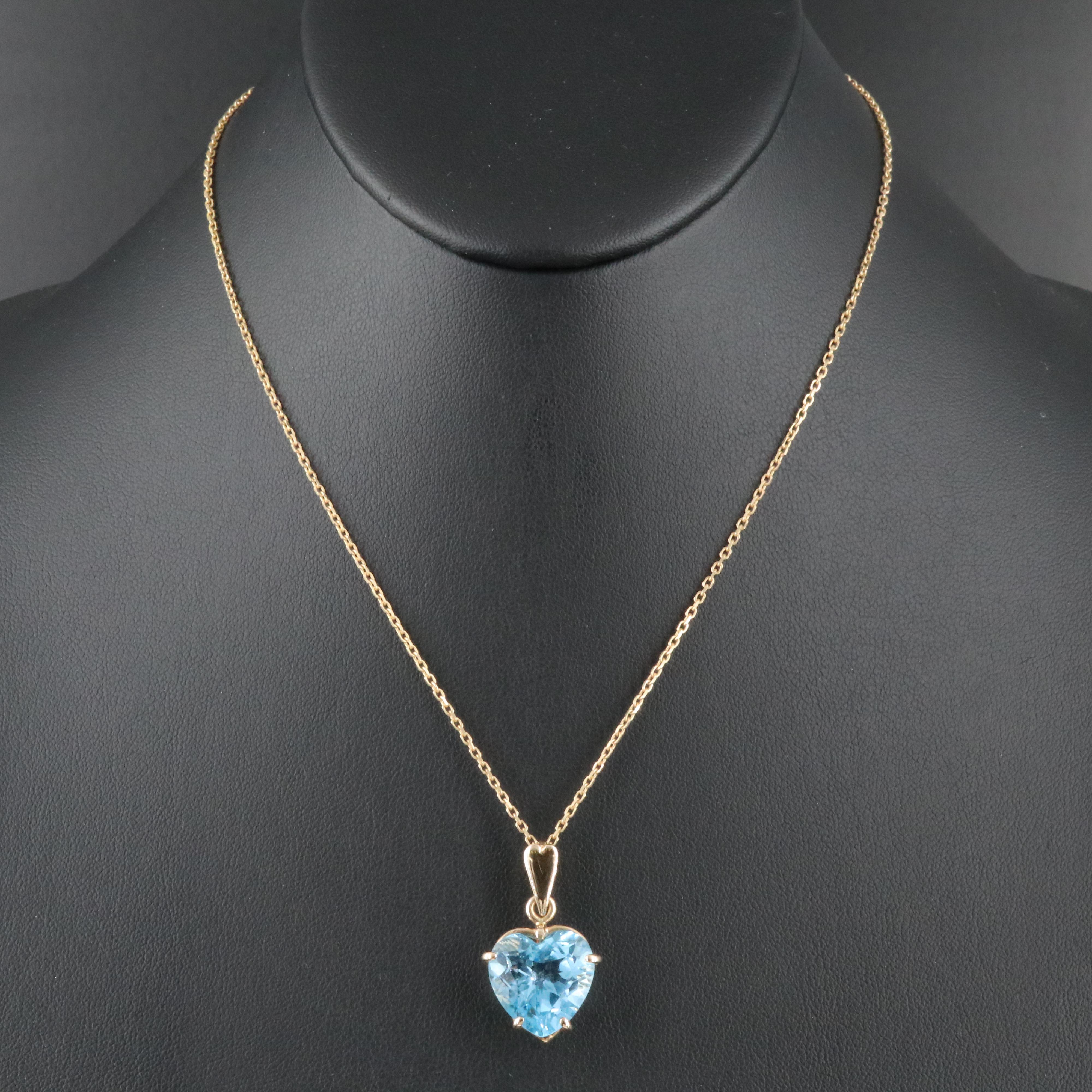 SoulKu- Sky Blue Topaz Refined Necklace for New Beginnings main image 1