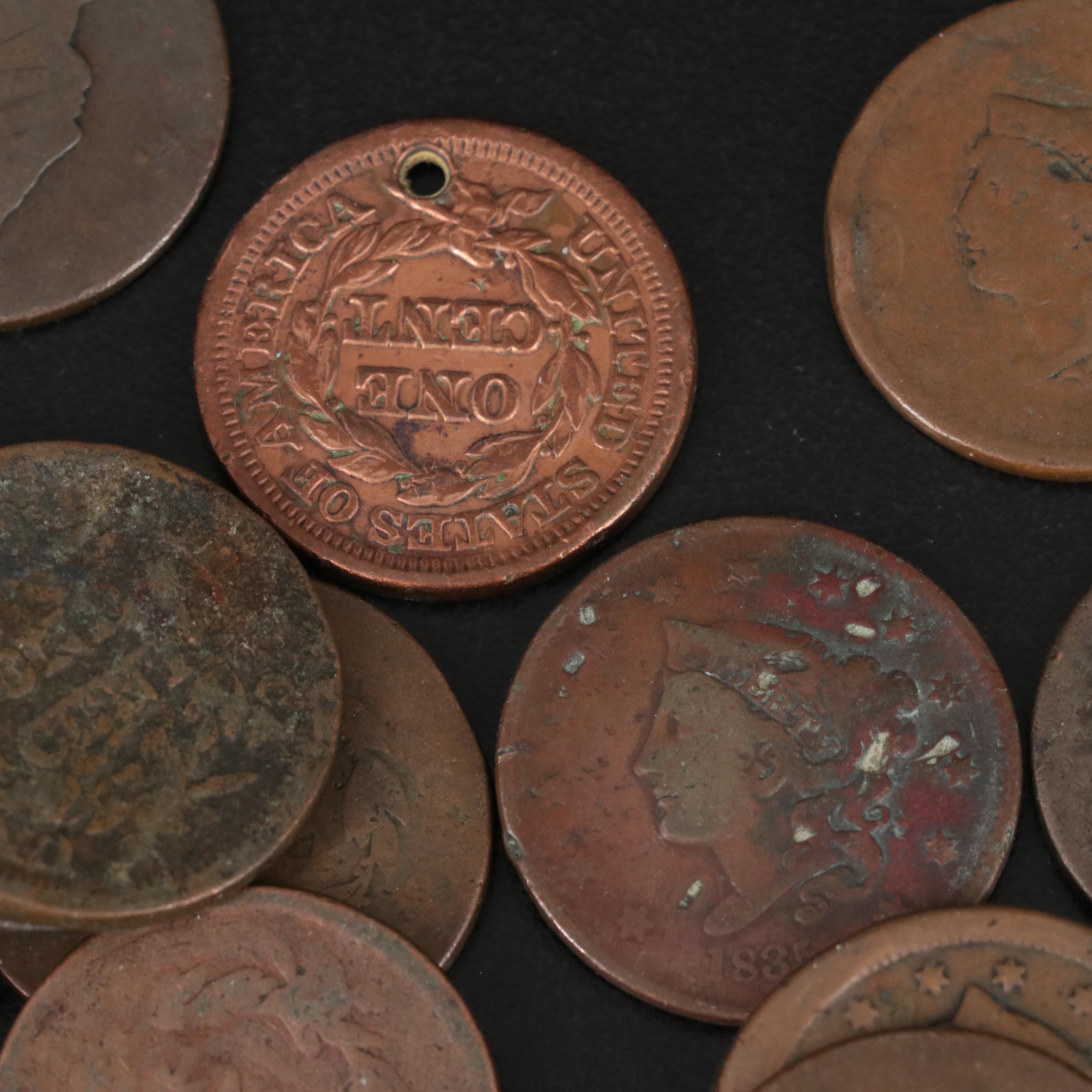 Collection of Forty-Five Cull United States Large Cents