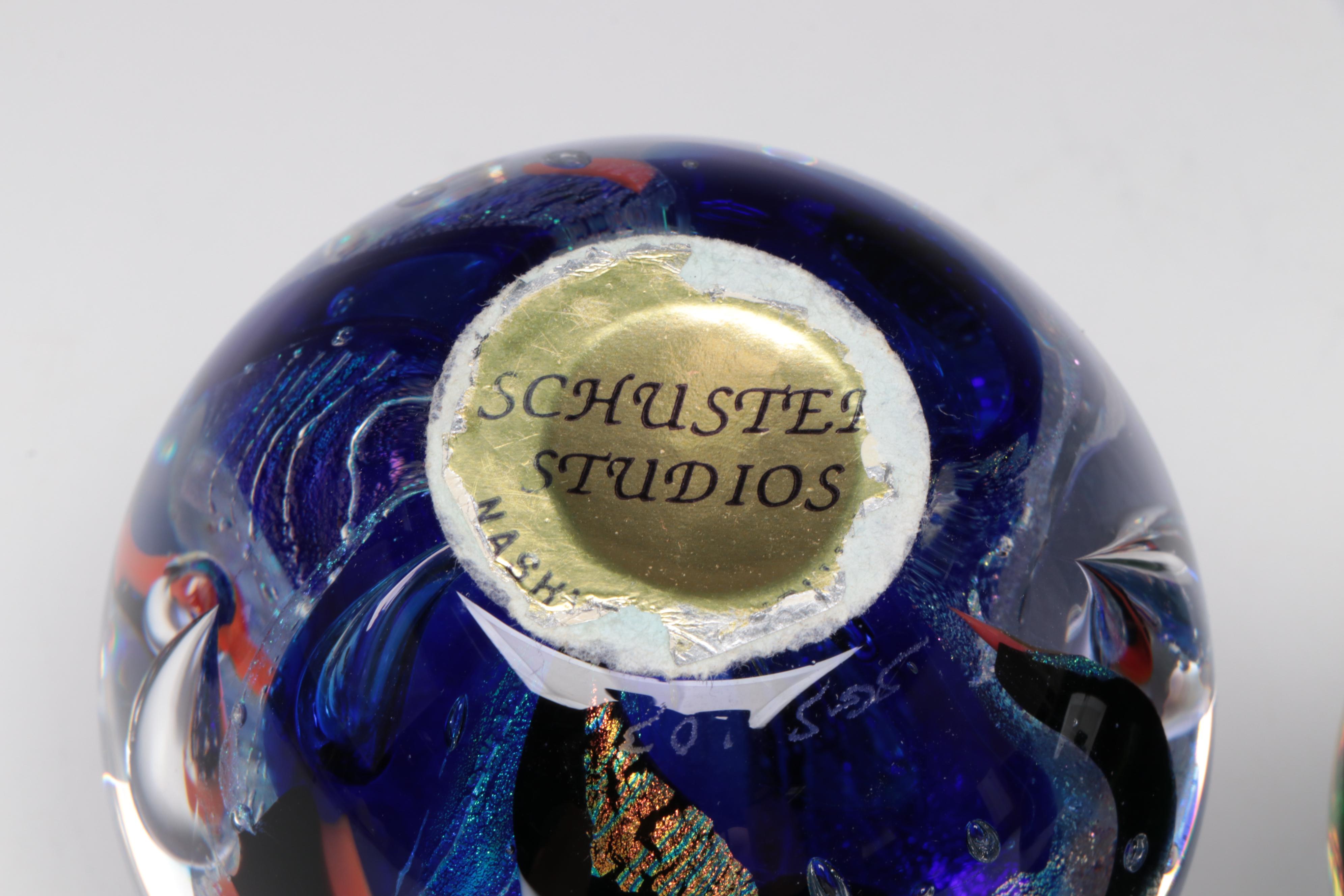 Hot House, Schuster, Robert Eickholt, and Other Art Glass Paperweights