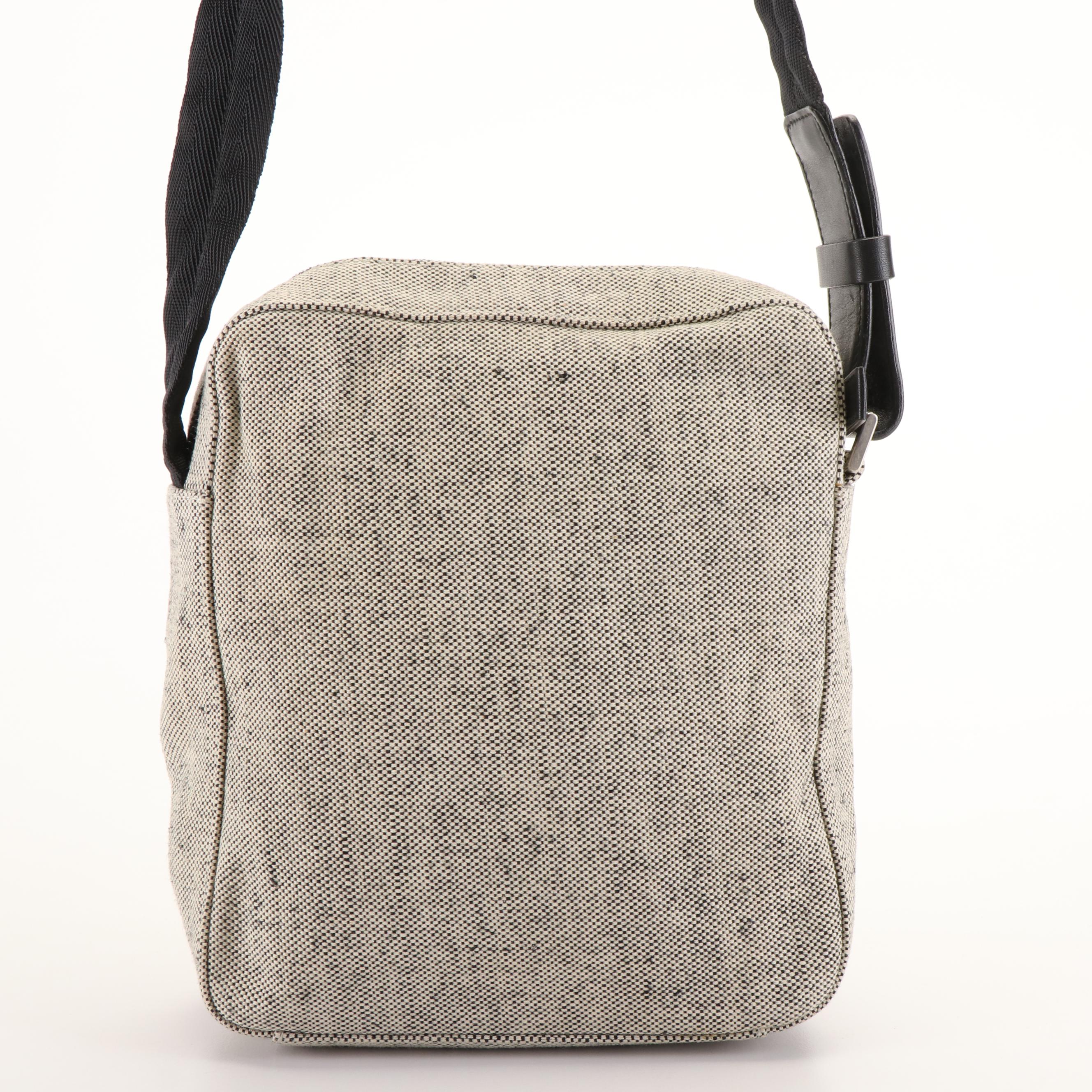 Prada Sport Crossbody Bag in Grey Canvas