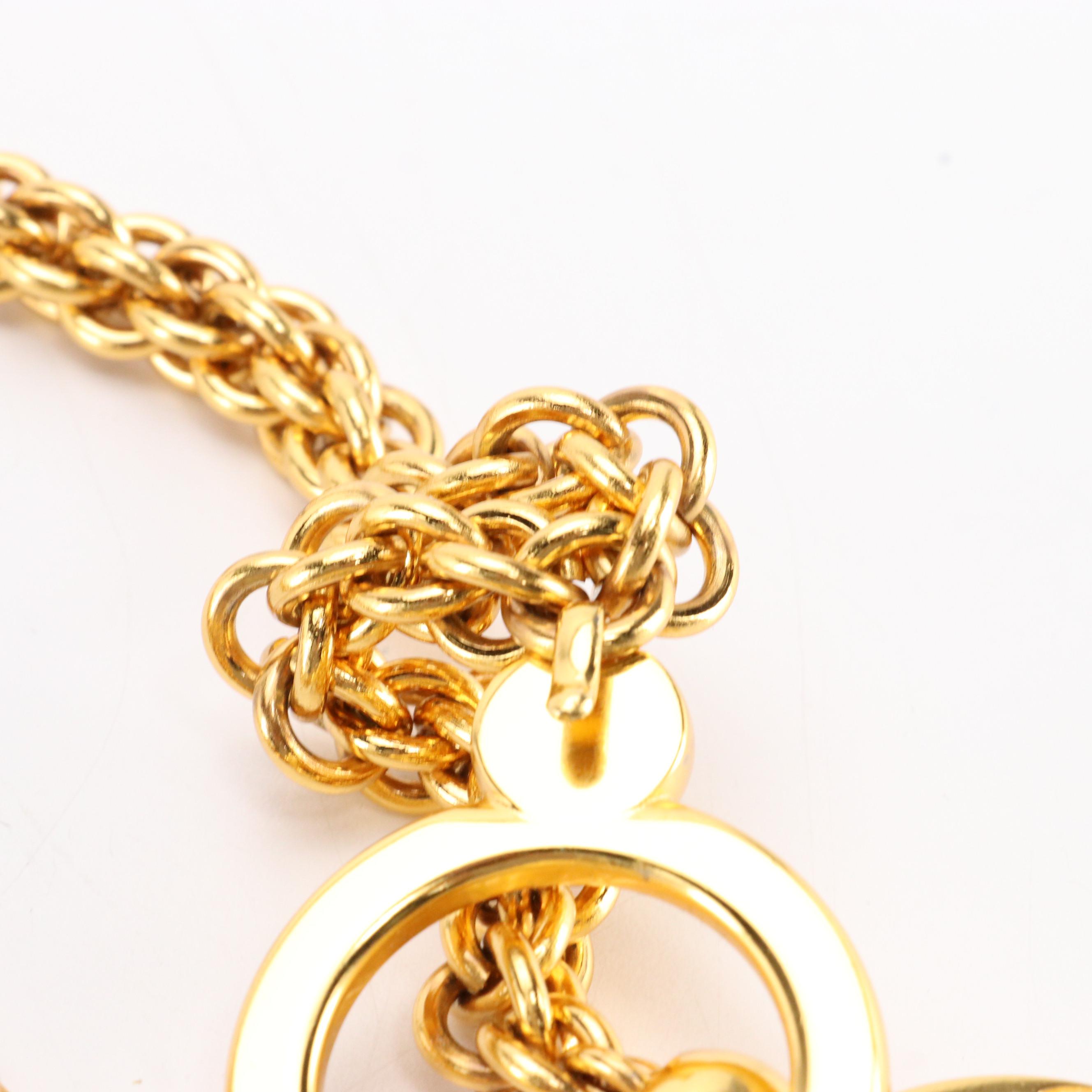 Paloma Picasso Evening Crossbody in Black Satin and Chunky Link Chain Belt