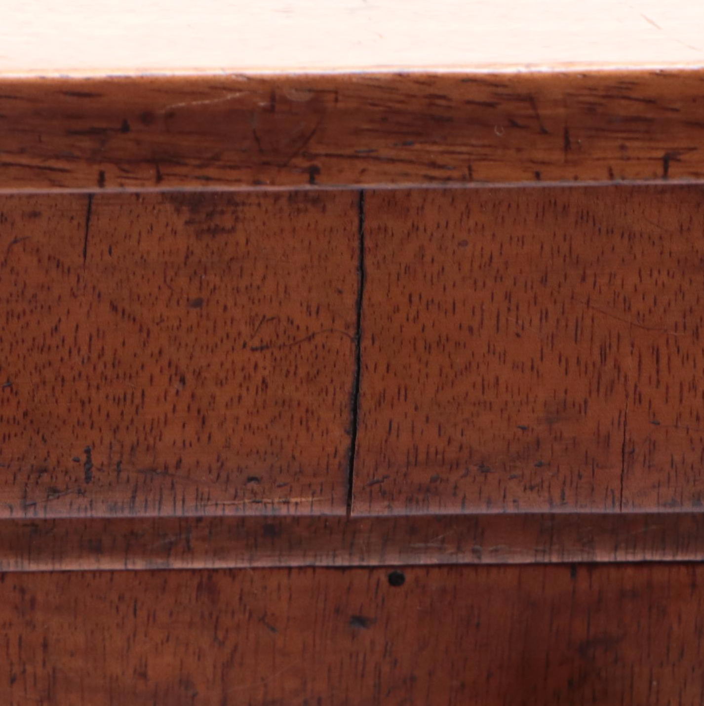 Miniature Biedermeier Flame Walnut Four-Drawer Chest, Early to Mid-19th C.