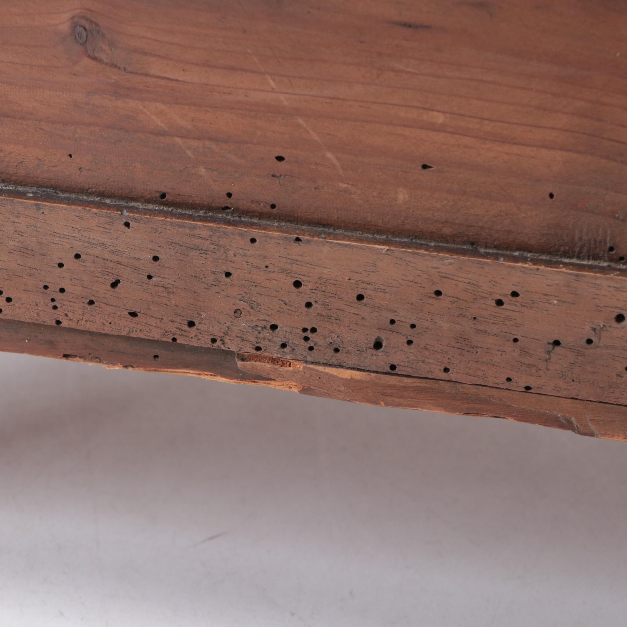 Miniature Biedermeier Flame Walnut Four-Drawer Chest, Early to Mid-19th C.