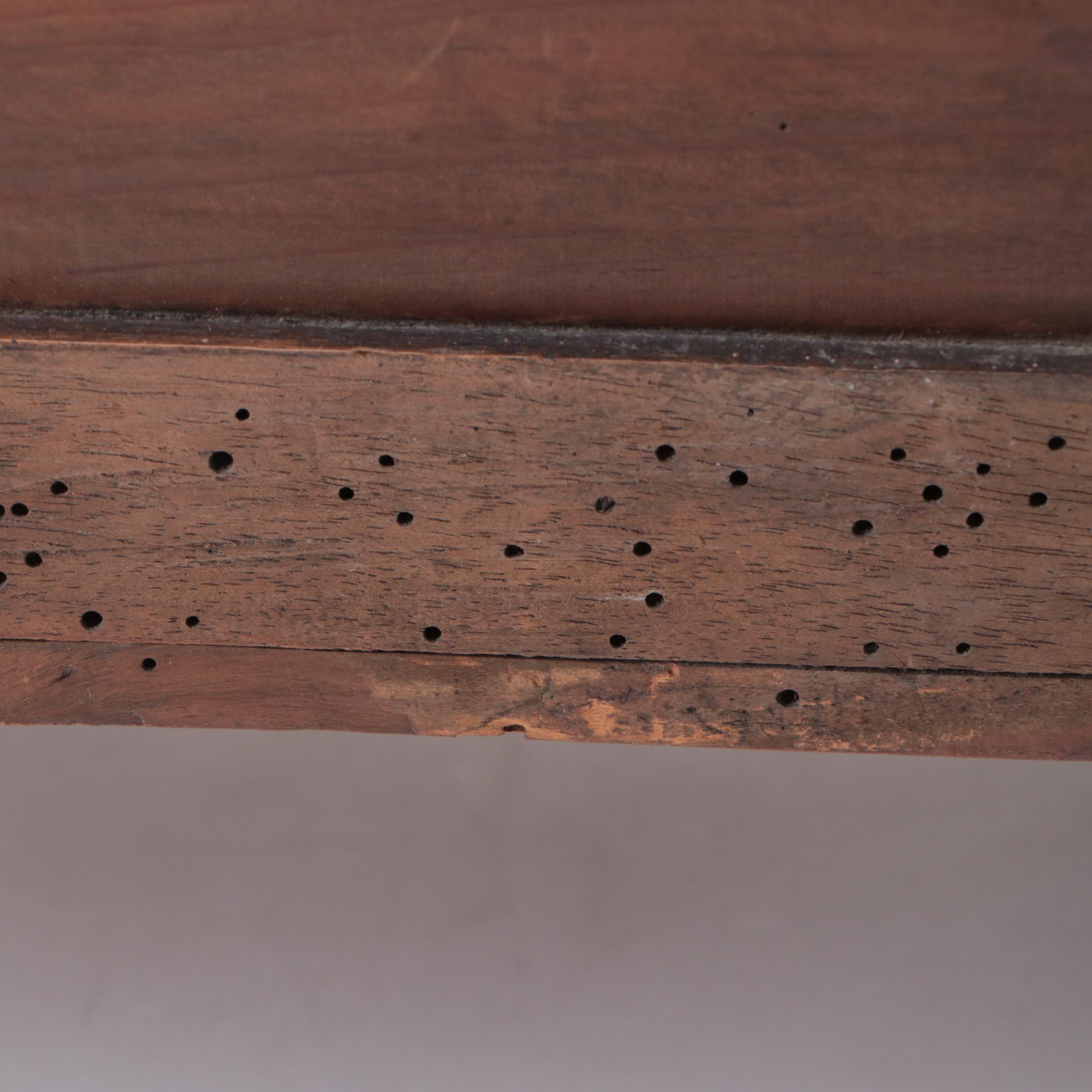 Miniature Biedermeier Flame Walnut Four-Drawer Chest, Early to Mid-19th C.