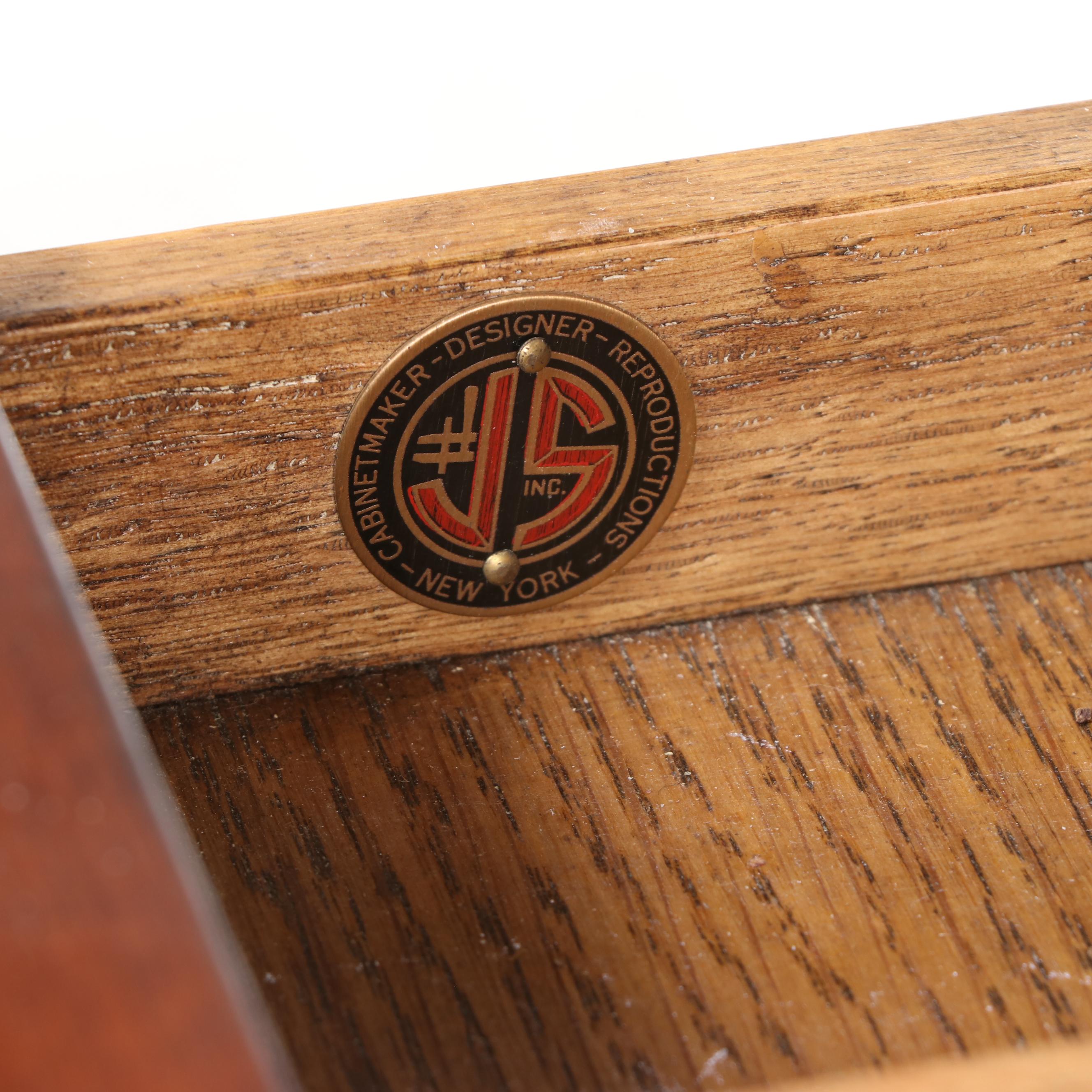 J S Designer Reproductions French Neoclassical Style Games Table, 1970s