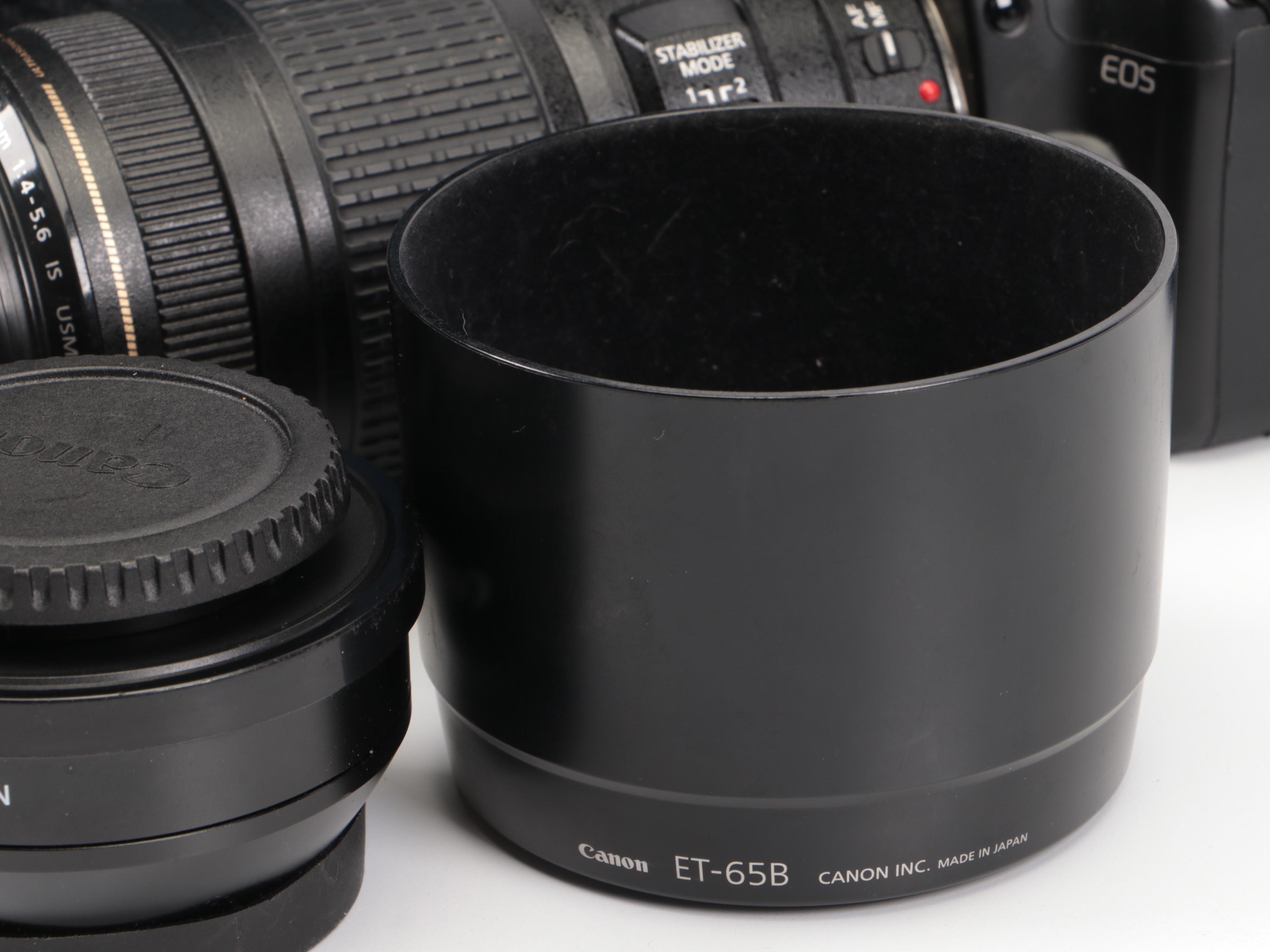 Canon Rebel XSI Camera with Lenses and Bag