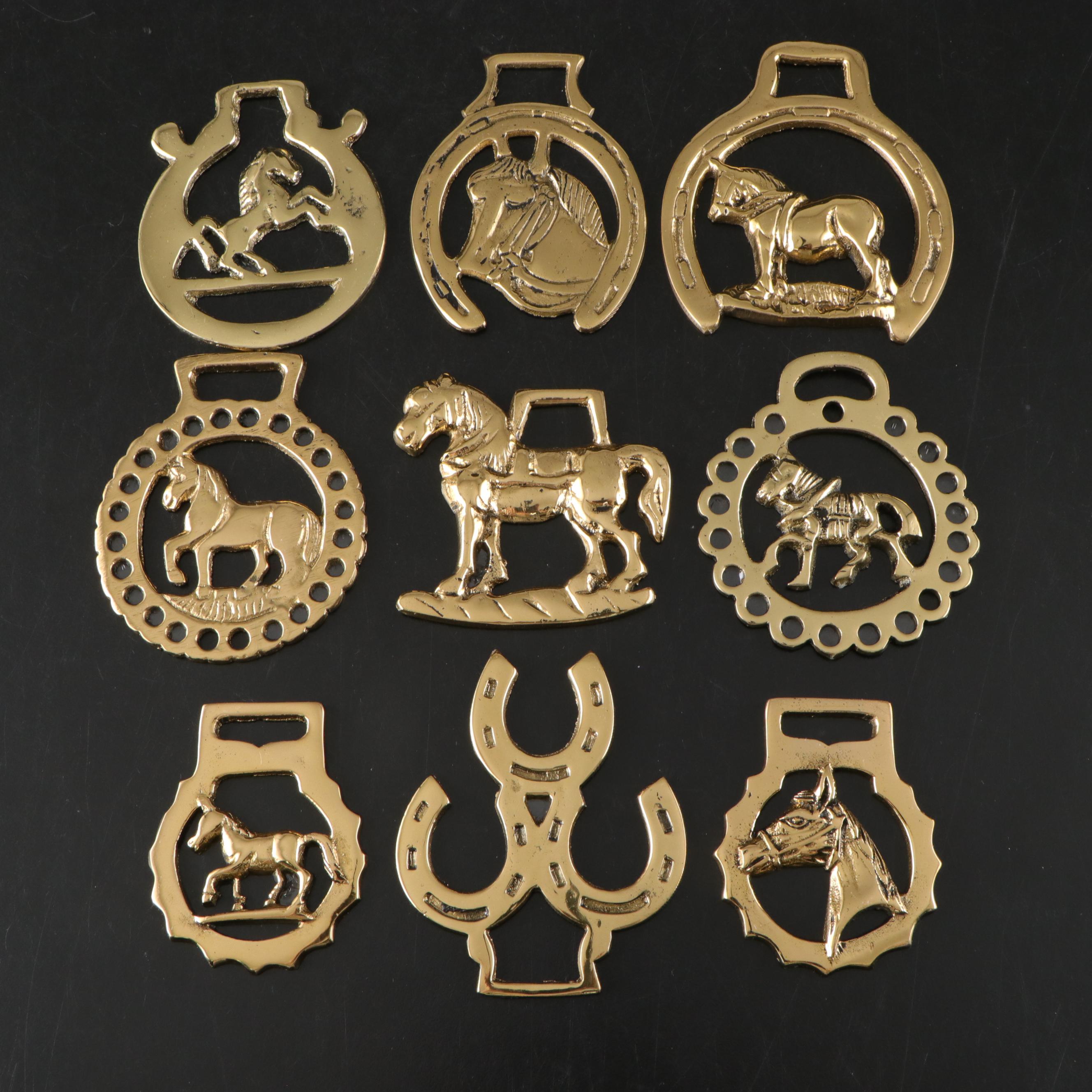 Draught Horse Harness Brass Collection