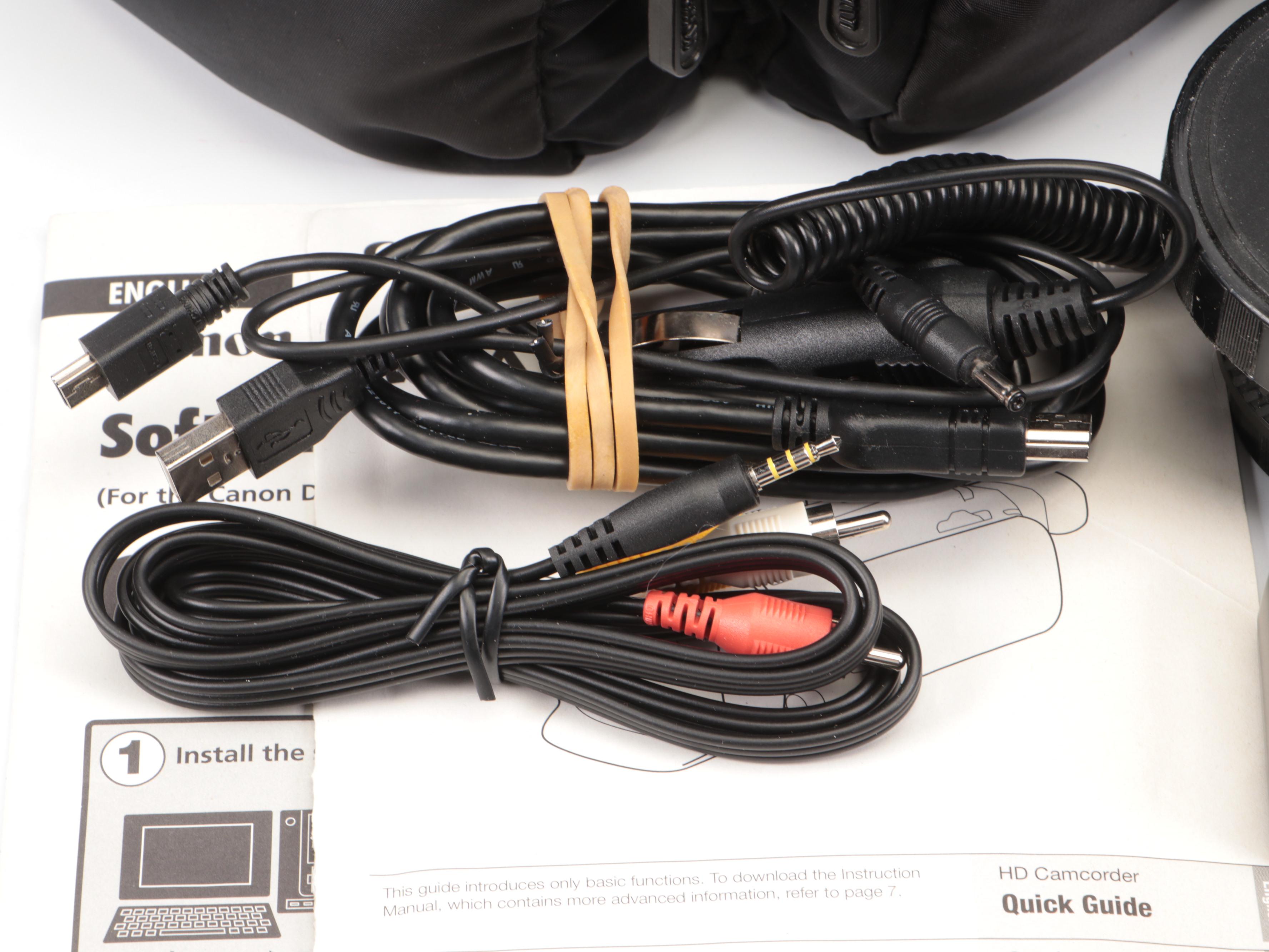 Canon Vixia HF G40 Camera with Accessories and Bag