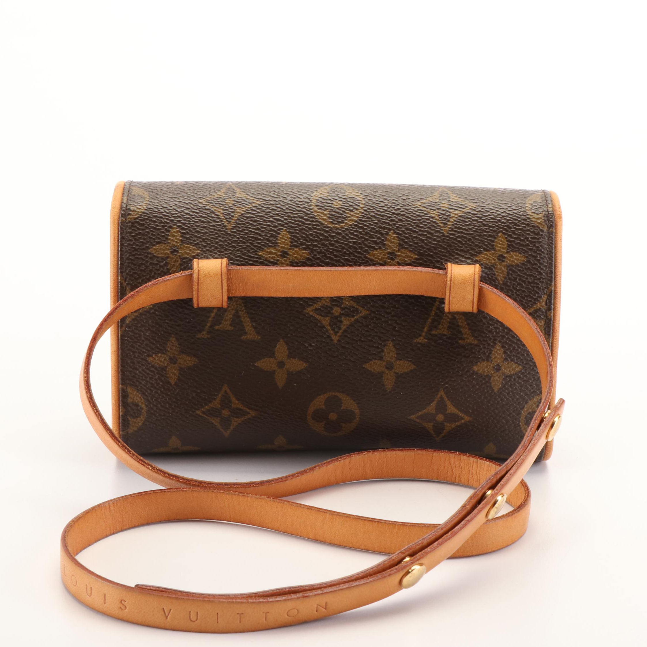 Louis Vuitton Pochette Florentine Belt Bag in Brown Monogram Canvas