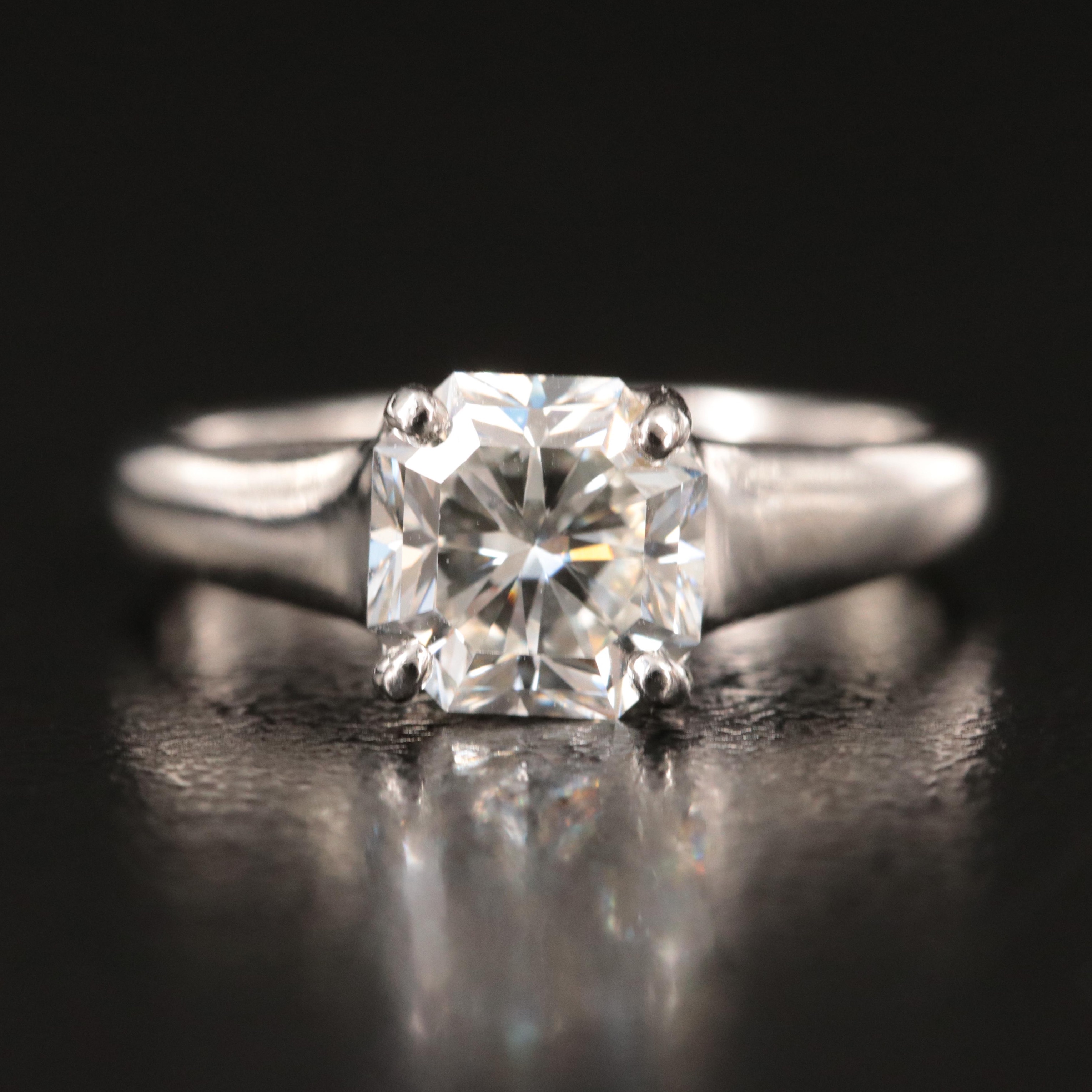 Tiffany & Co. Platinum 1.78 CT Lucida Diamond Solitaire Ring with Tiffany Cert