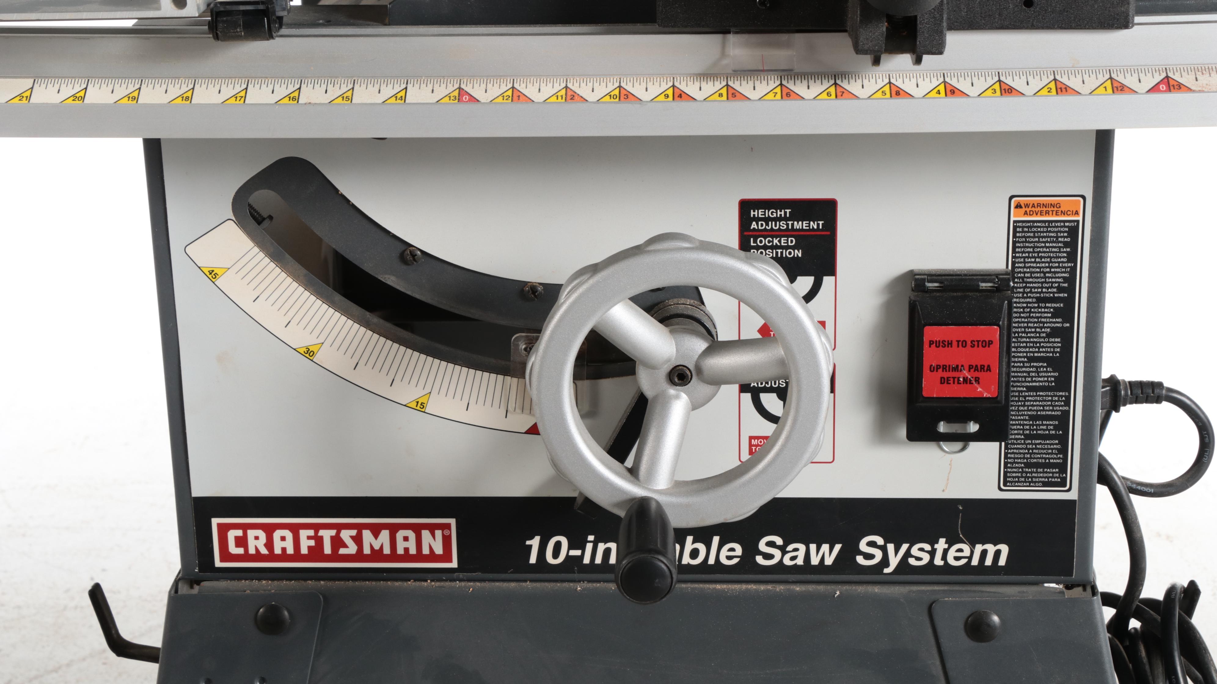 Craftsman 10" Table Saw with Stand