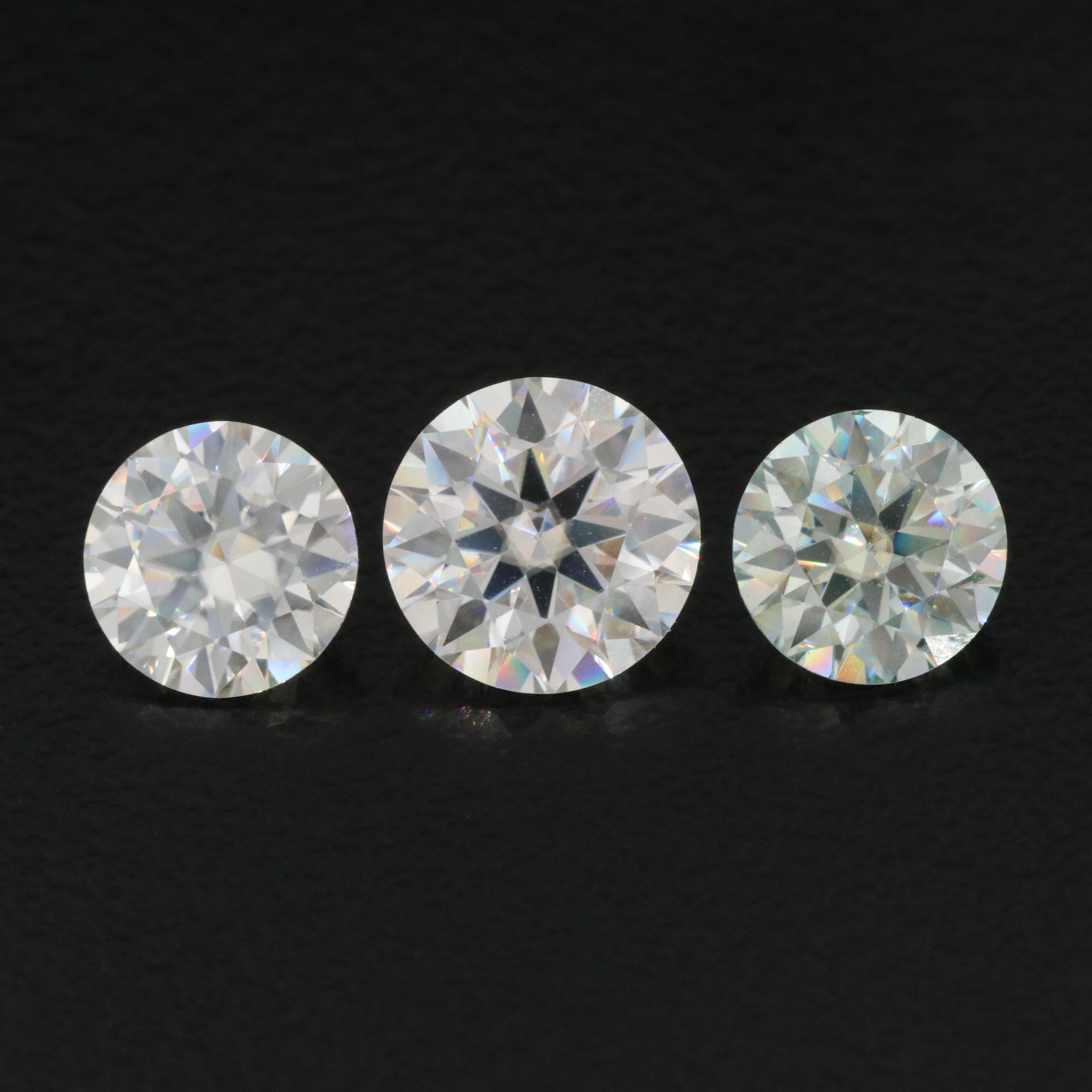 Loose 4.14 CTW Moissanite