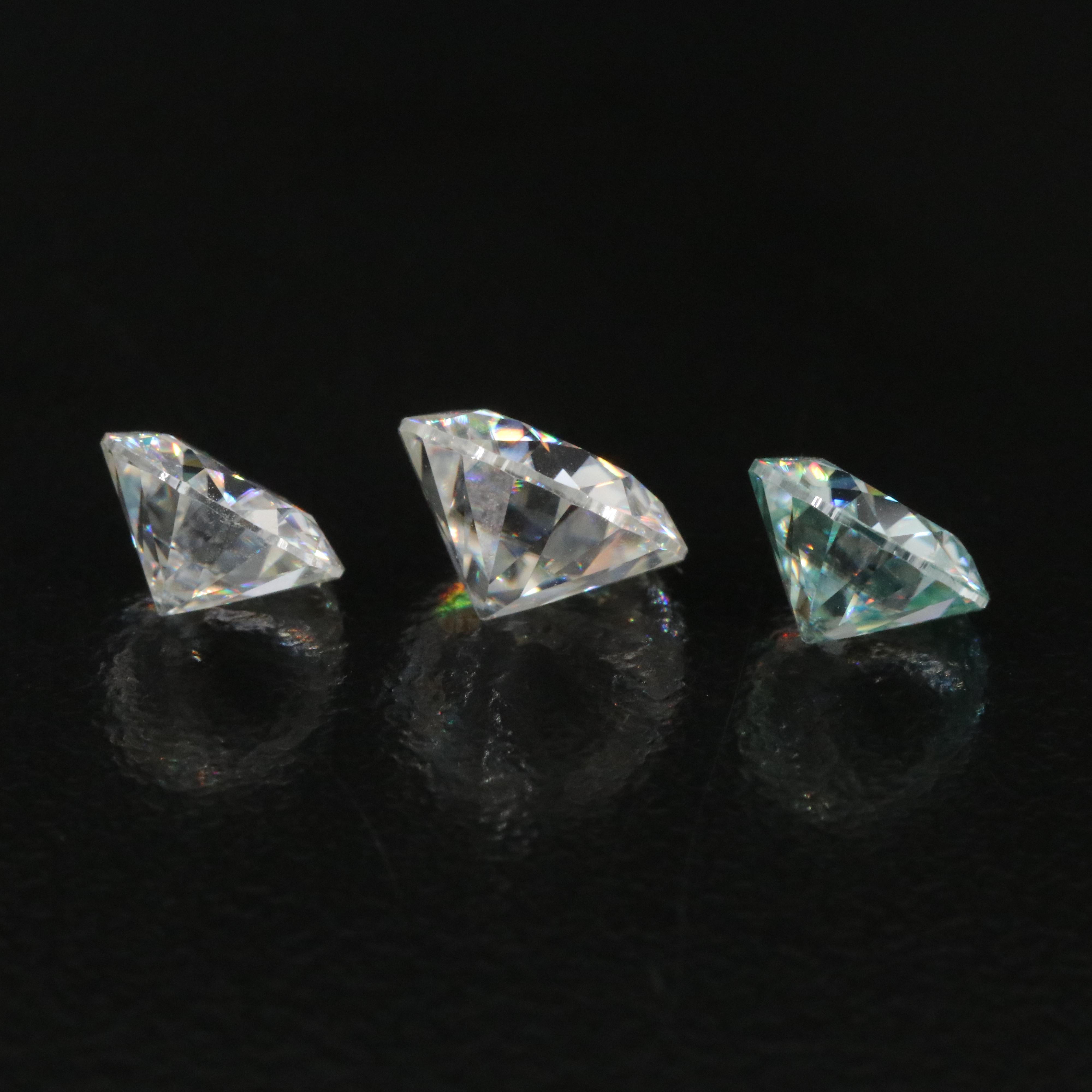 Loose 4.14 CTW Moissanite