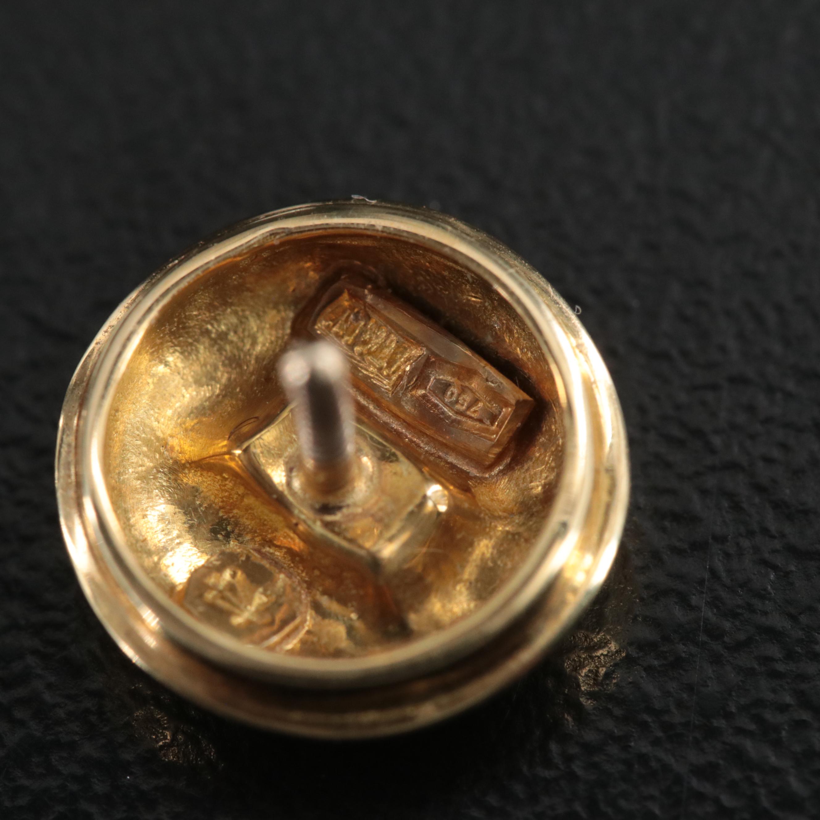 18K Two-Tone 0.58 CTW Diamond Pin