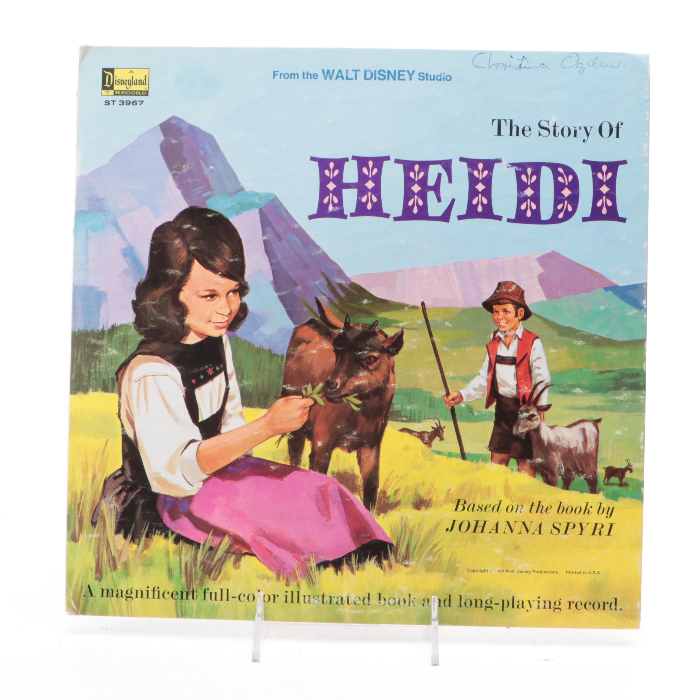 "The Story of Heidi," "Fairy Tales," and More Children's Vinyl Record Albums