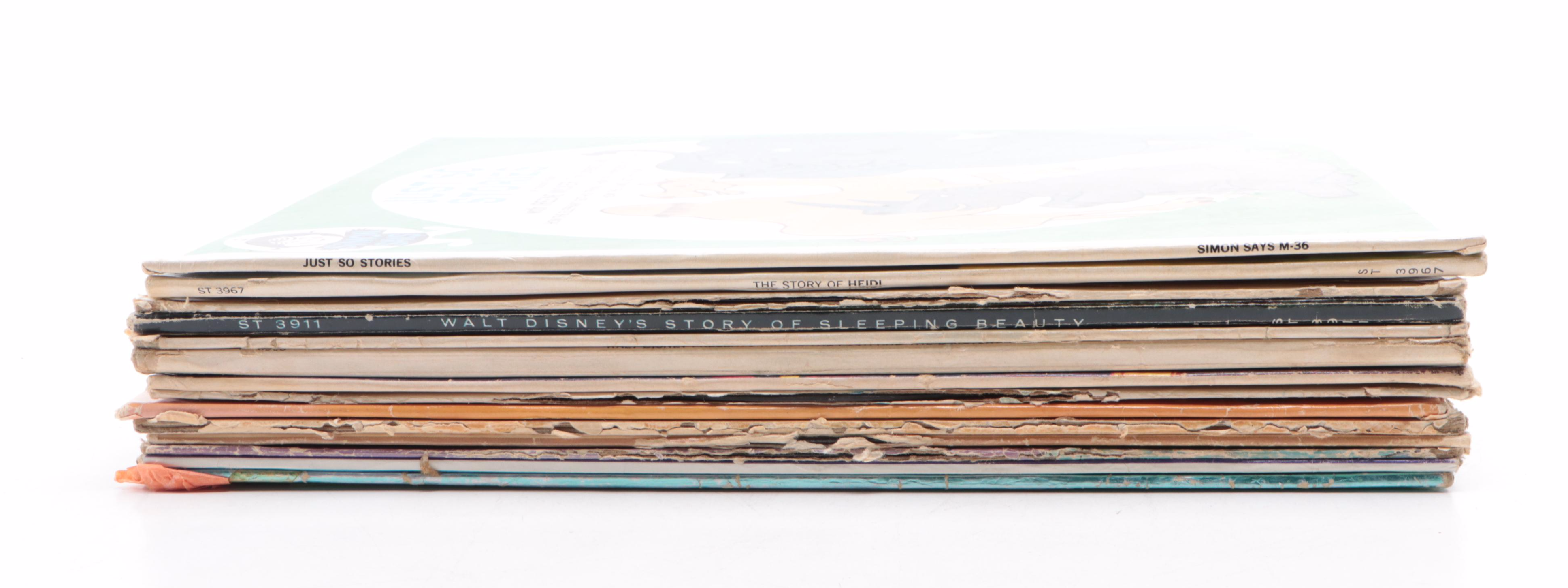 "The Story of Heidi," "Fairy Tales," and More Children's Vinyl Record Albums