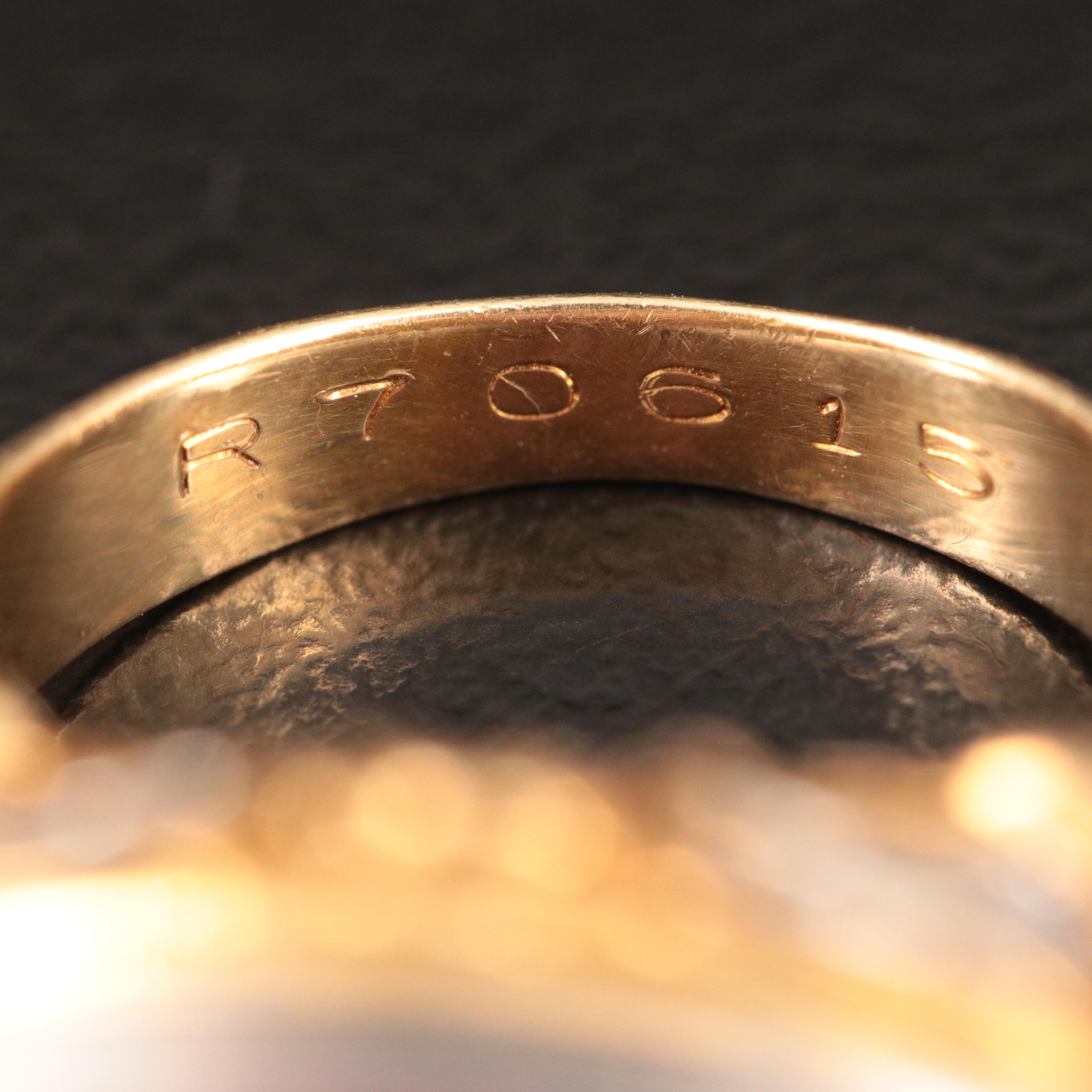 John Hardy 18K Two-Tone Amethyst East-West Ring