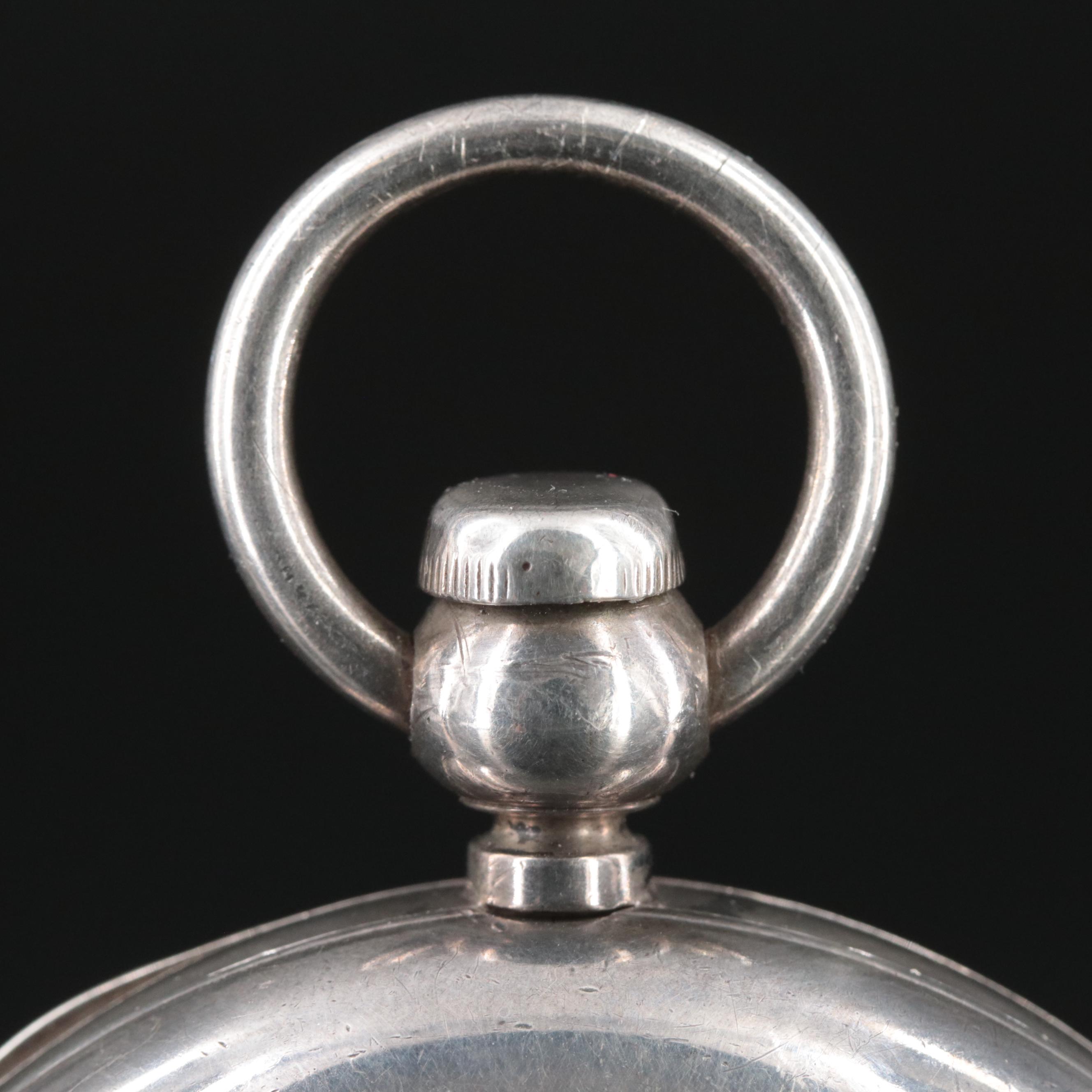 1863 American Watch Co. 800 Silver Pocket Watch