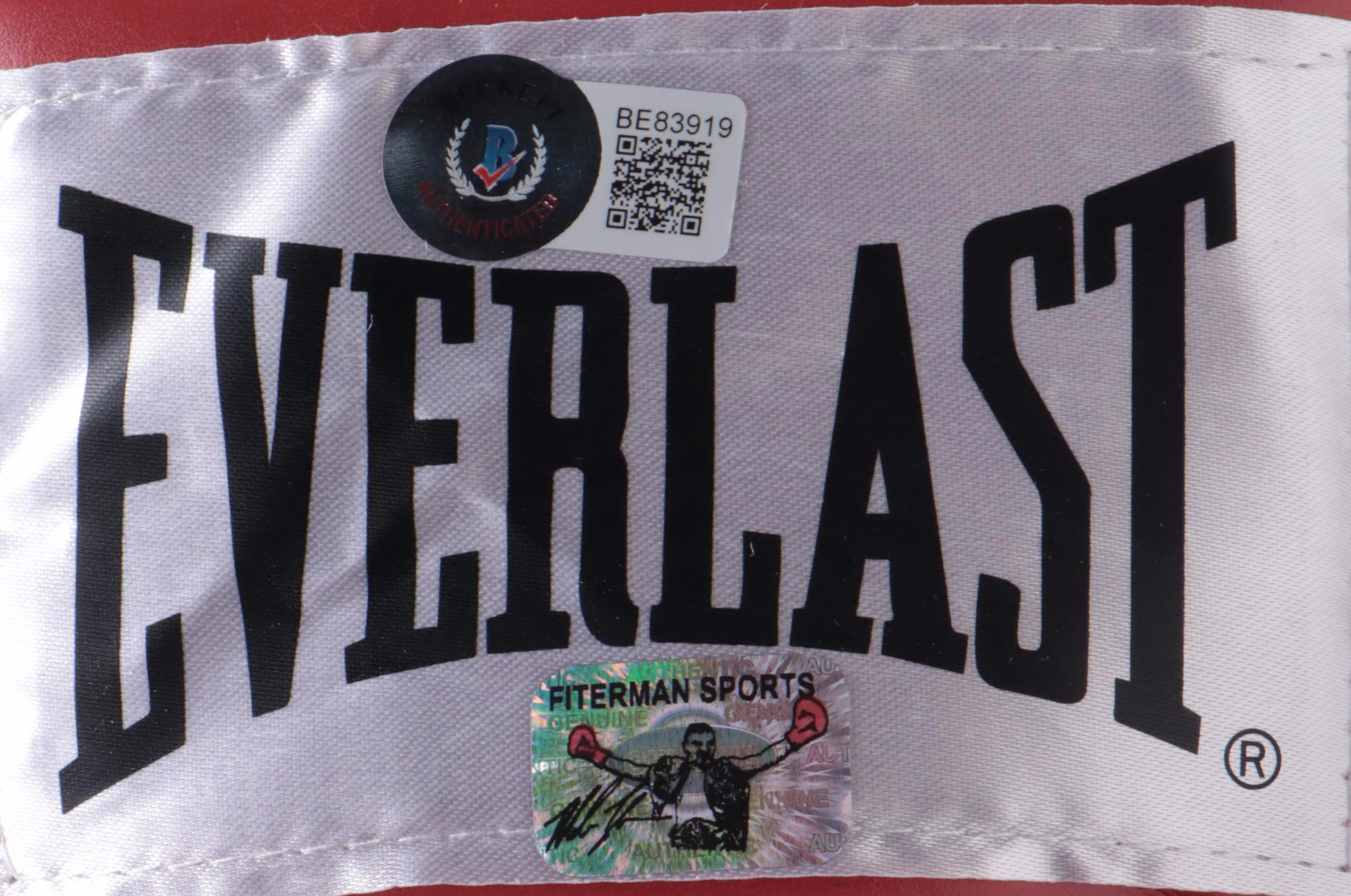 Mike Tyson Signed Everlast Left-Handed Boxing Glove