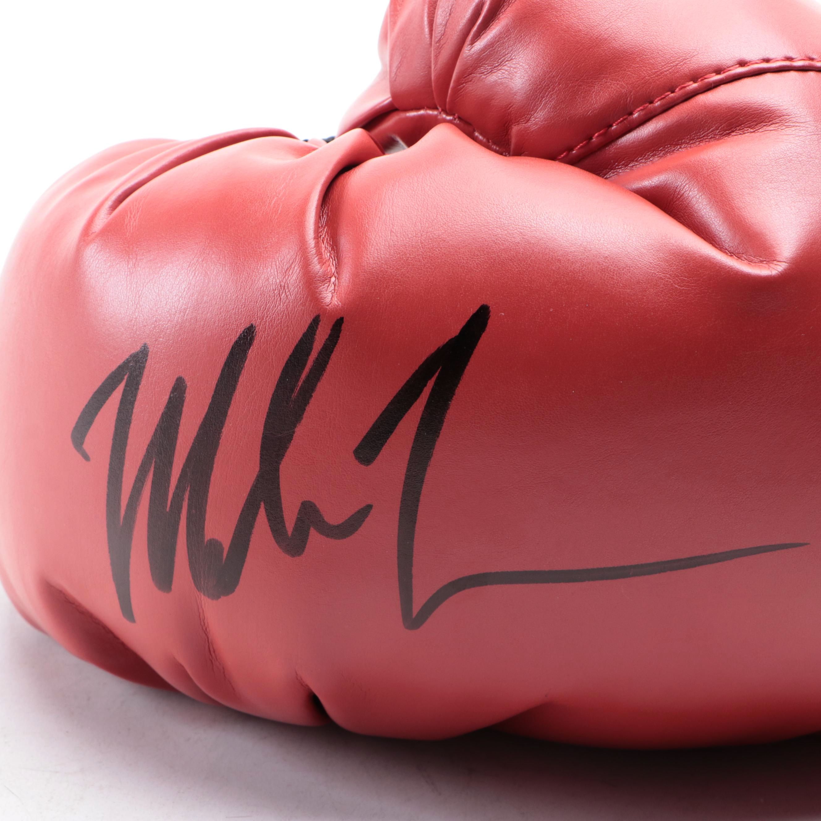 Mike Tyson Signed Everlast Left-Handed Boxing Glove