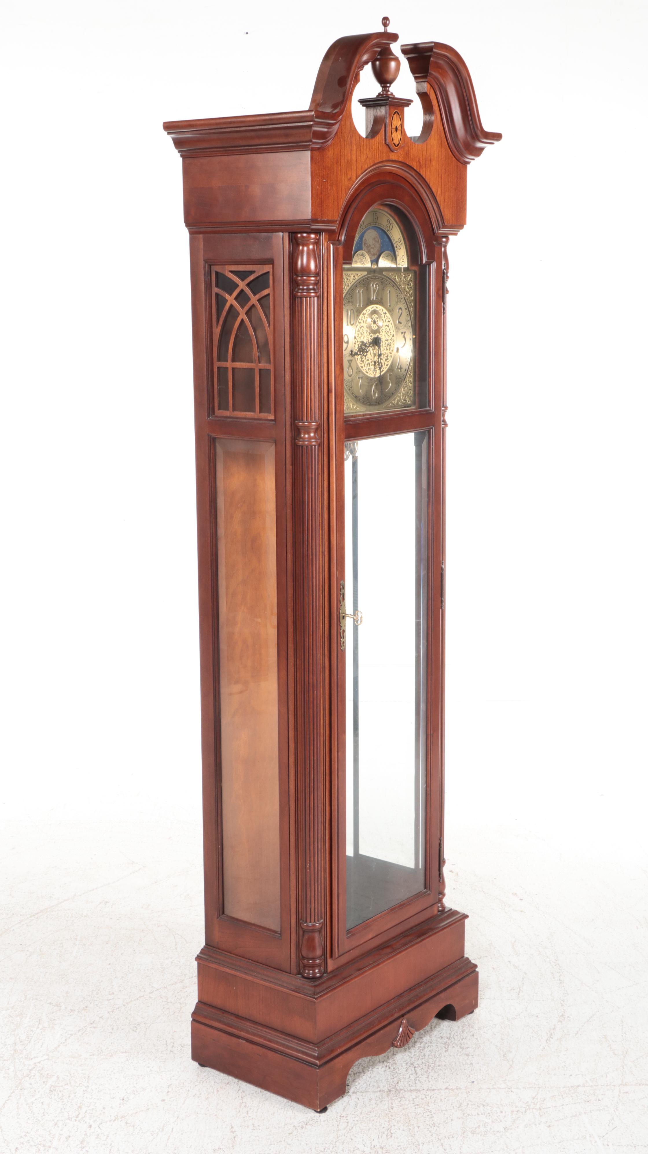 Howard Miller Cherrywood Pendulum Grandfather Clock