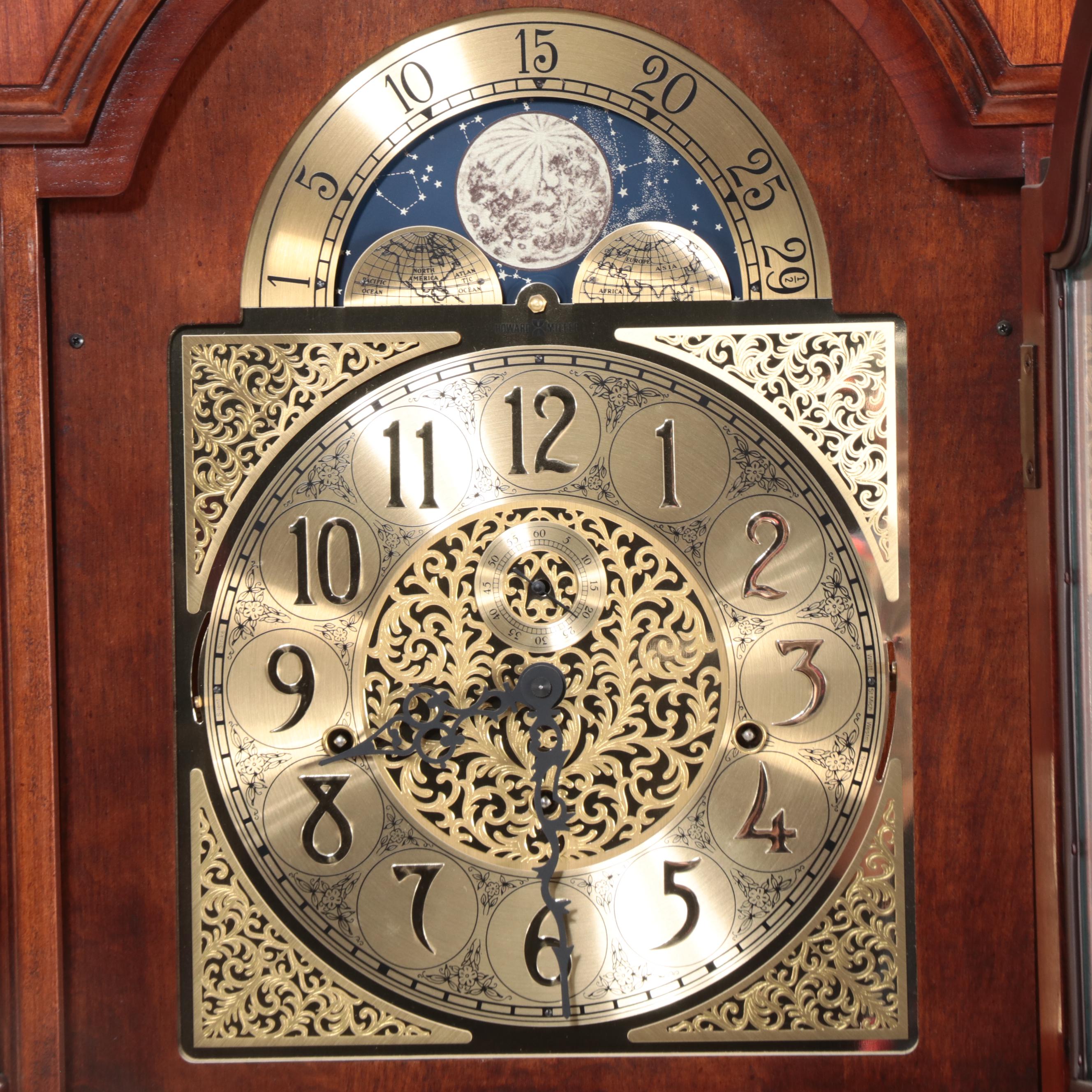 Howard Miller Cherrywood Pendulum Grandfather Clock