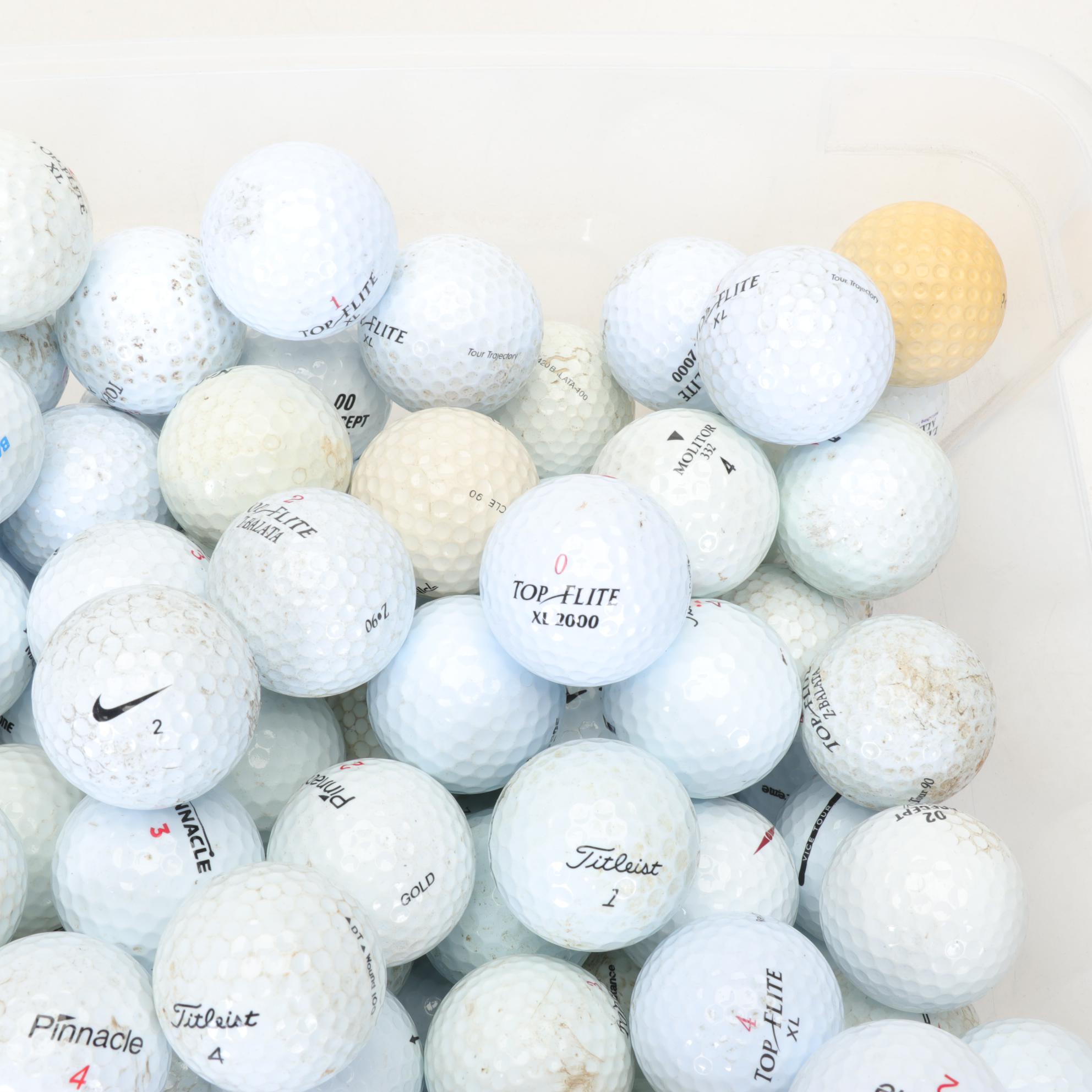 Callaway, Pinnacle, Strata, Titleist and More Golf Ball Assortment