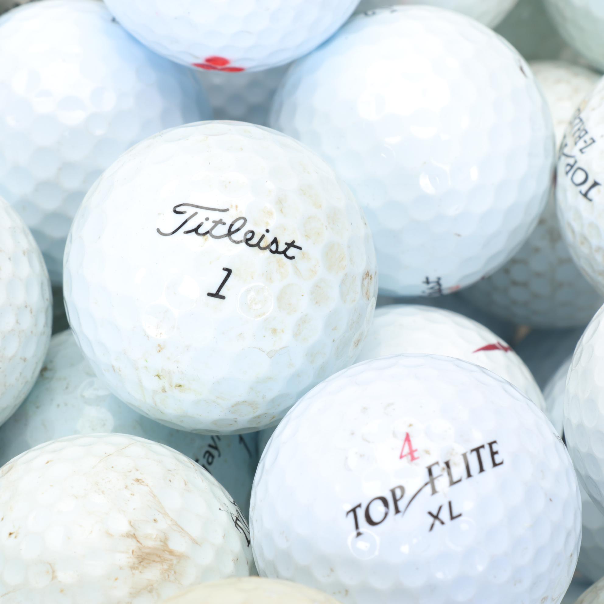 Callaway, Pinnacle, Strata, Titleist and More Golf Ball Assortment