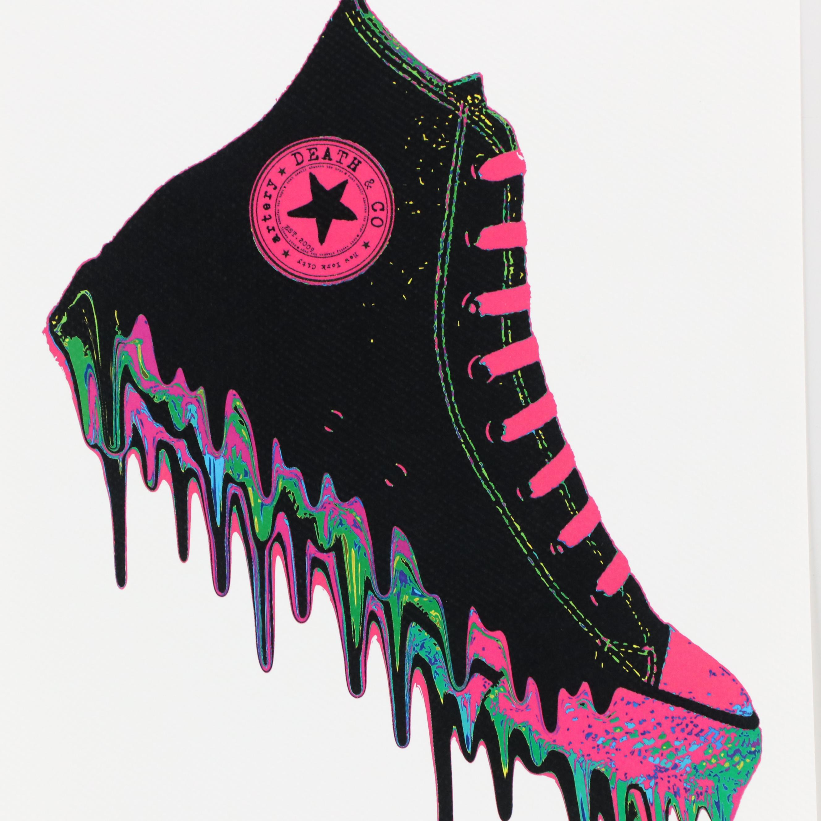 Death NYC Pop Art Graphic Print of Converse, 2020