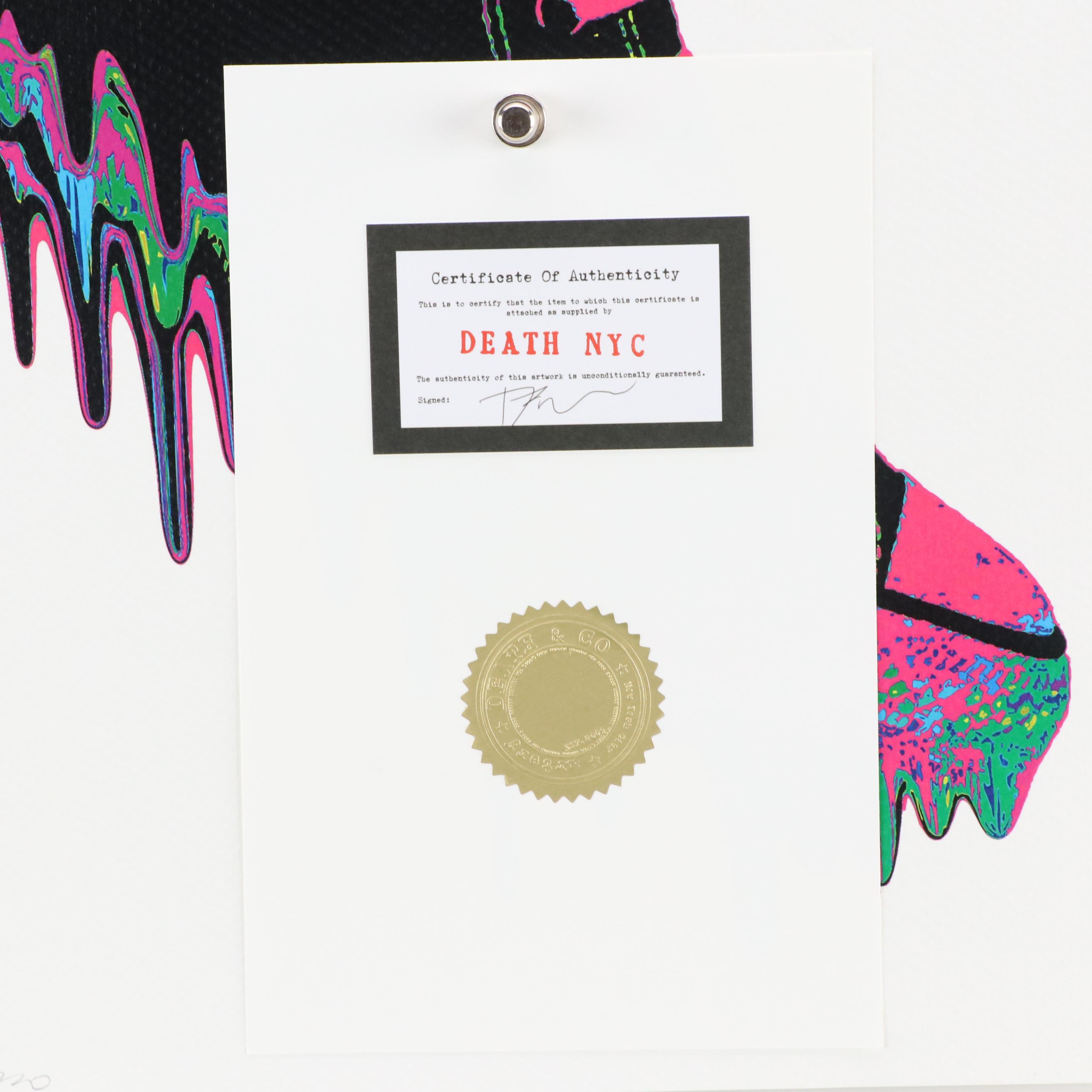 Death NYC Pop Art Graphic Print of Converse, 2020