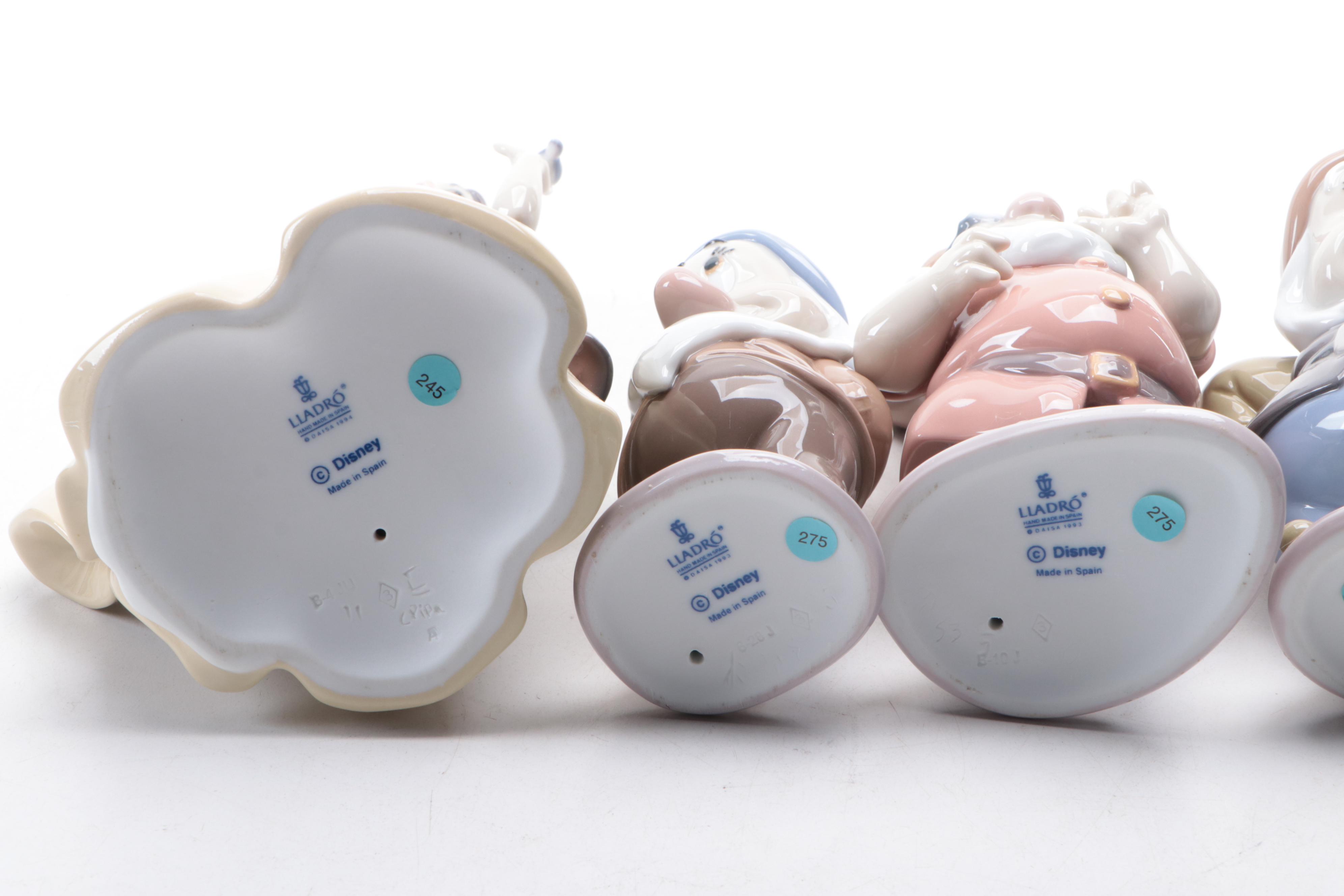 Lladró Disney "Snow White and the Seven Dwarfs" Porcelain Figurines