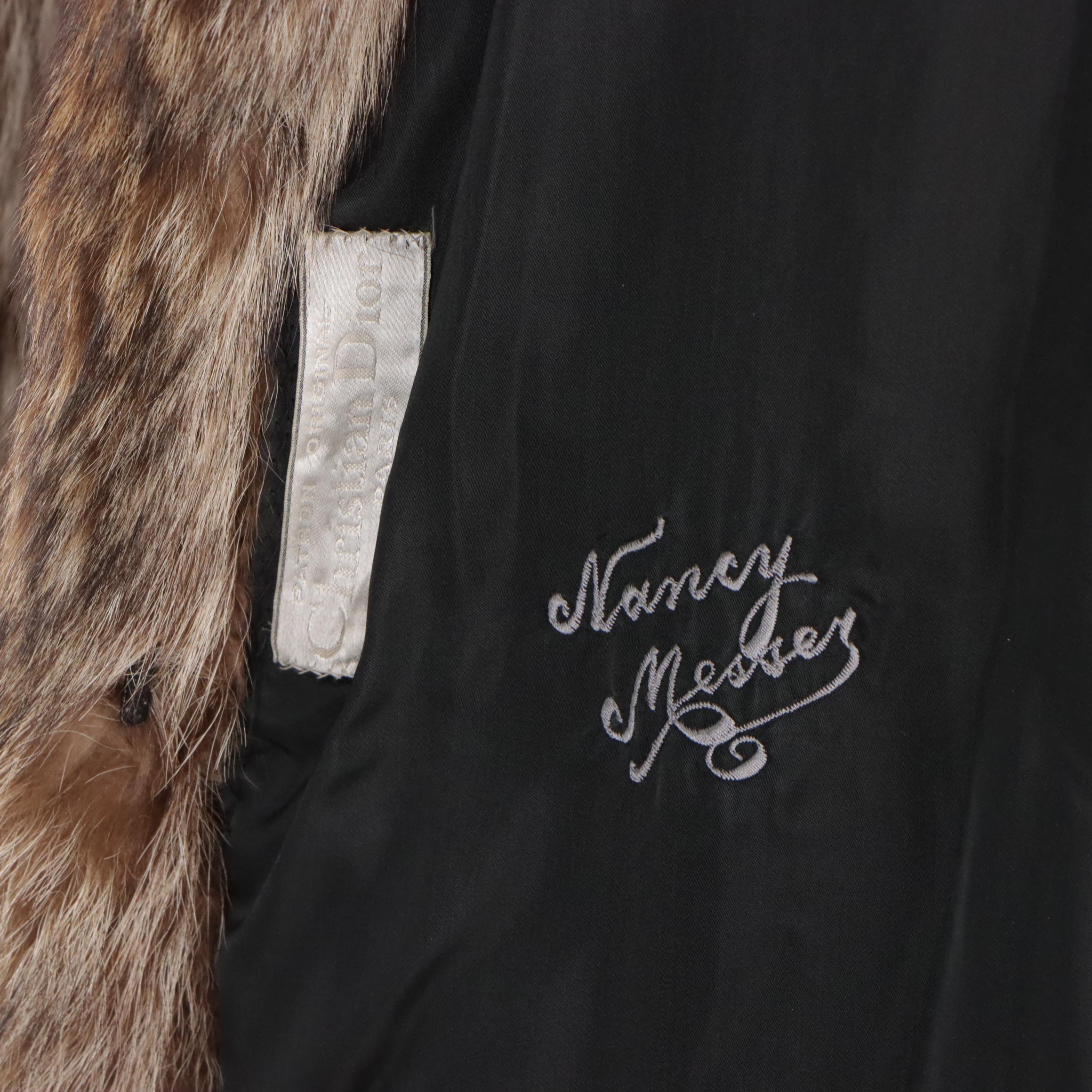 Christian Dior Raccoon Fur Coat