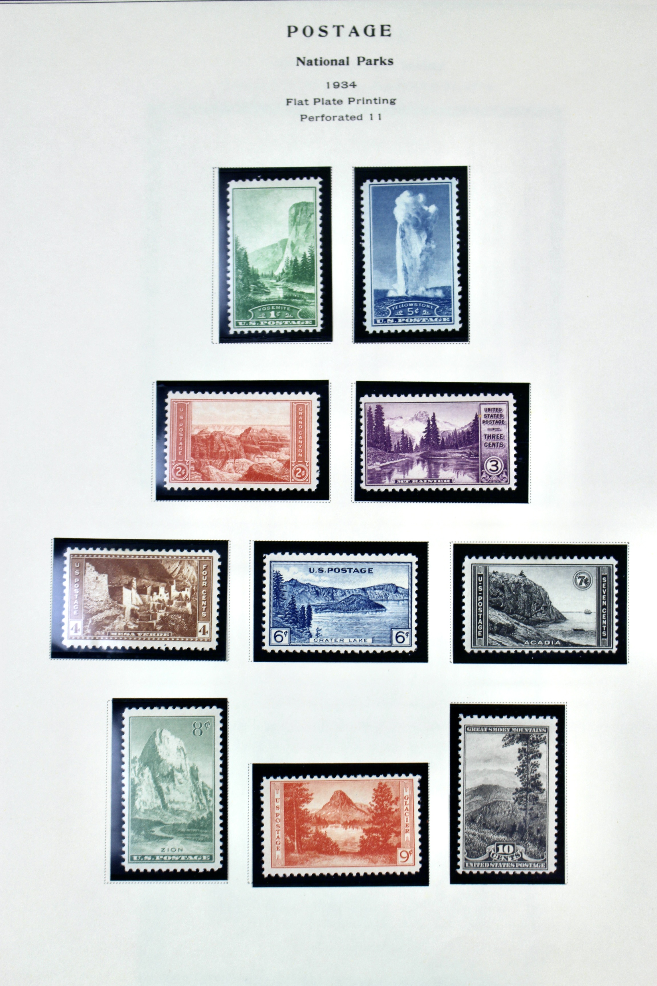 Early U.S. Commemorative Postage Stamp Collection, 1901 to 1935