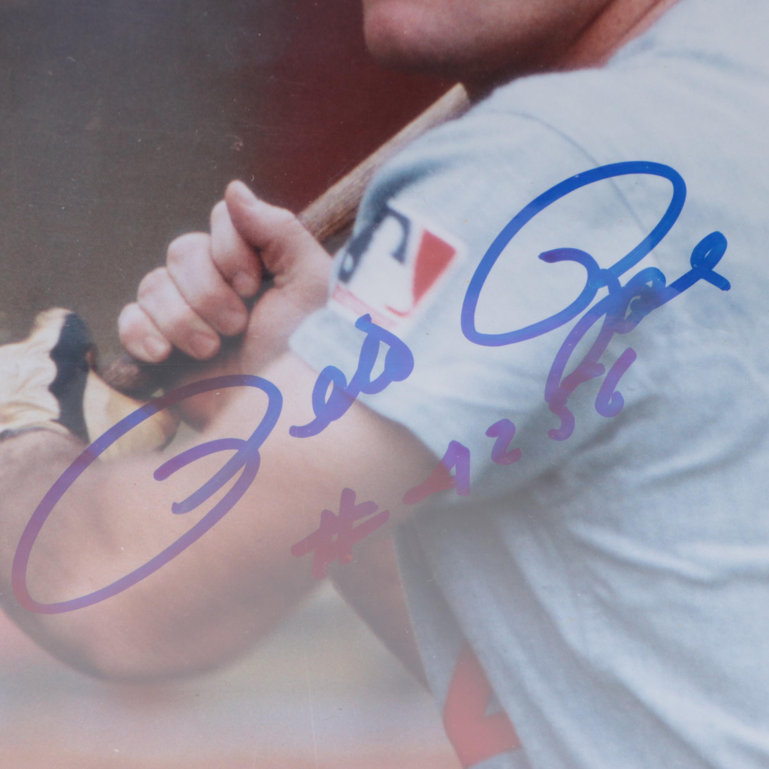 Pete Rose Signed Cincinnati Reds Matted Prints