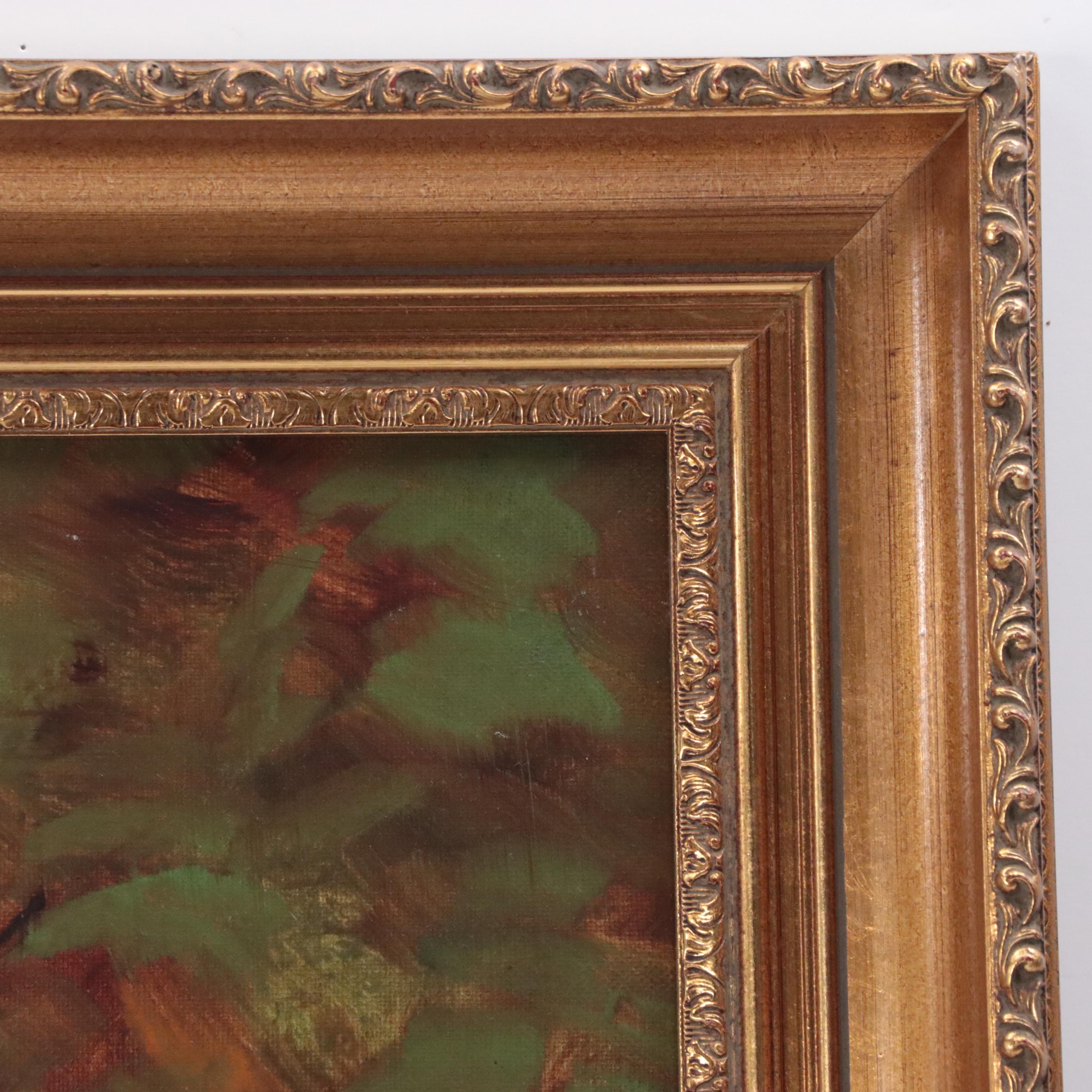 H. Raymond Fruit Still Life Oil Painting