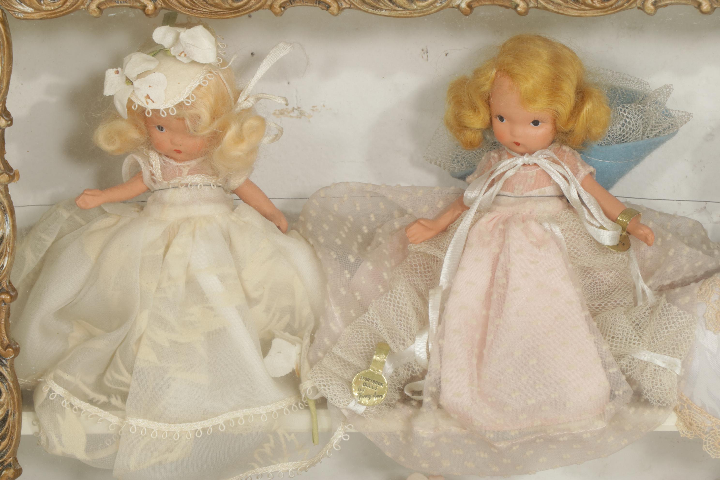 Nancy Anne Storybook Doll in Shadow Box, Mid-20th Century