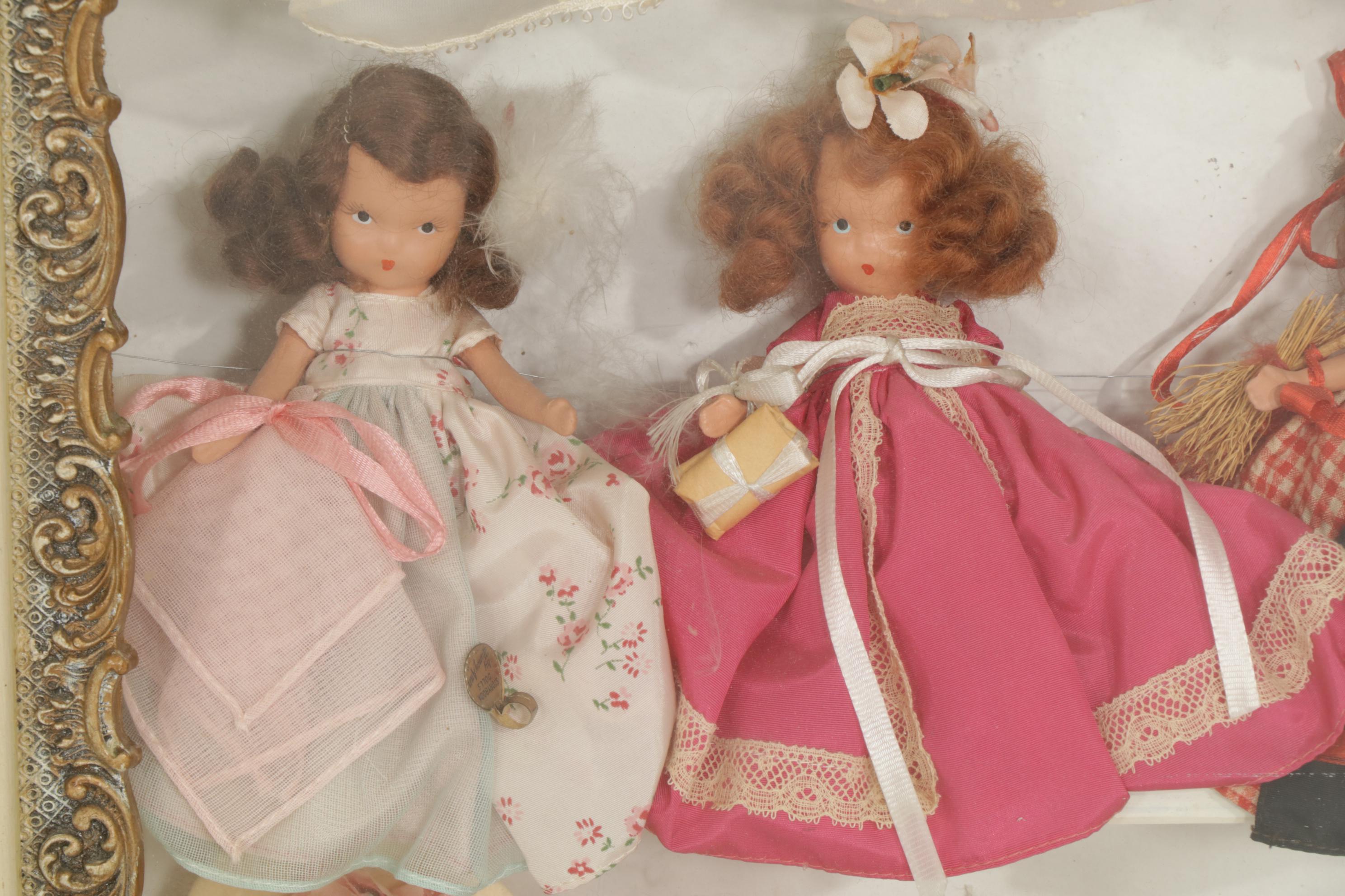 Nancy Anne Storybook Doll in Shadow Box, Mid-20th Century