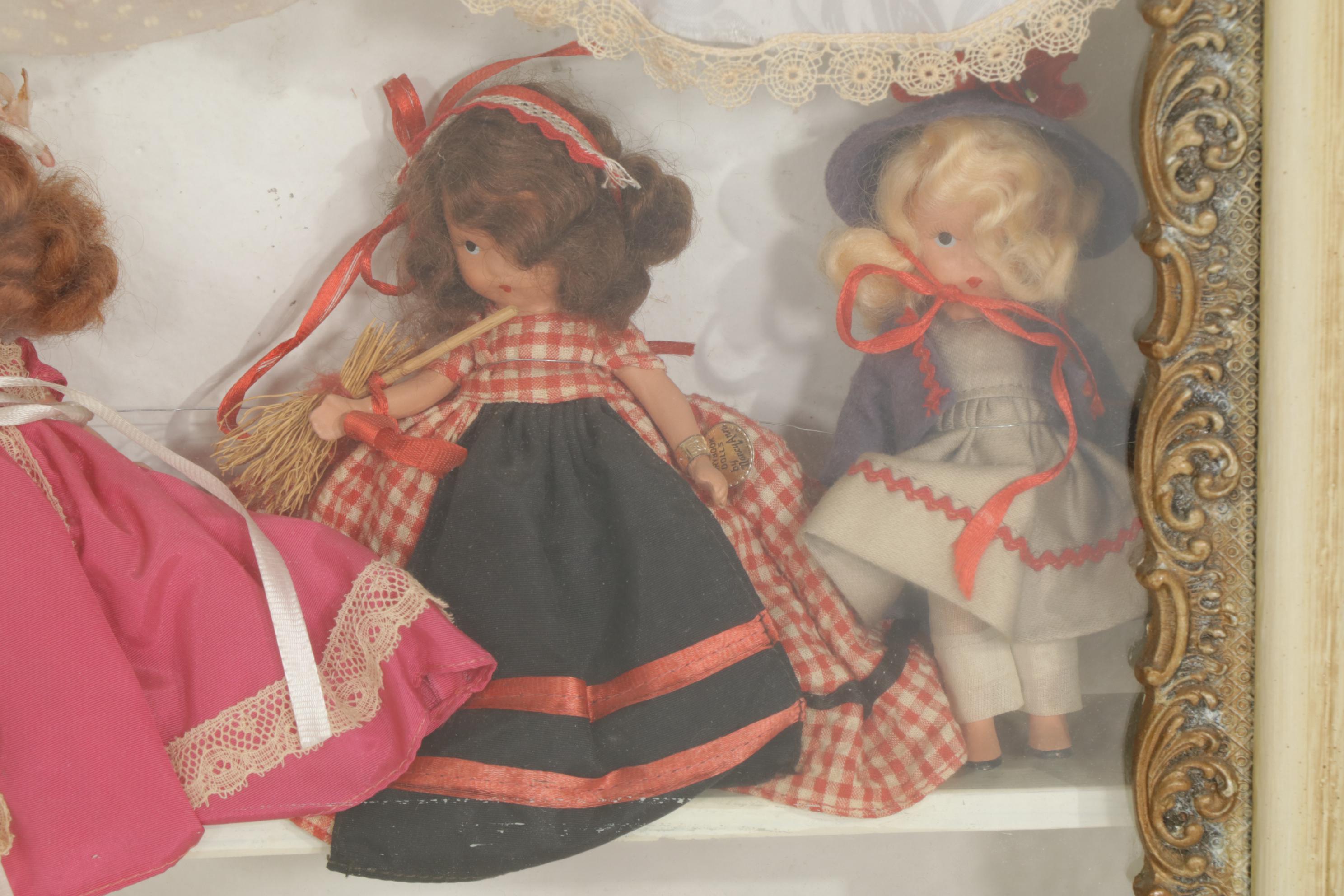 Nancy Anne Storybook Doll in Shadow Box, Mid-20th Century