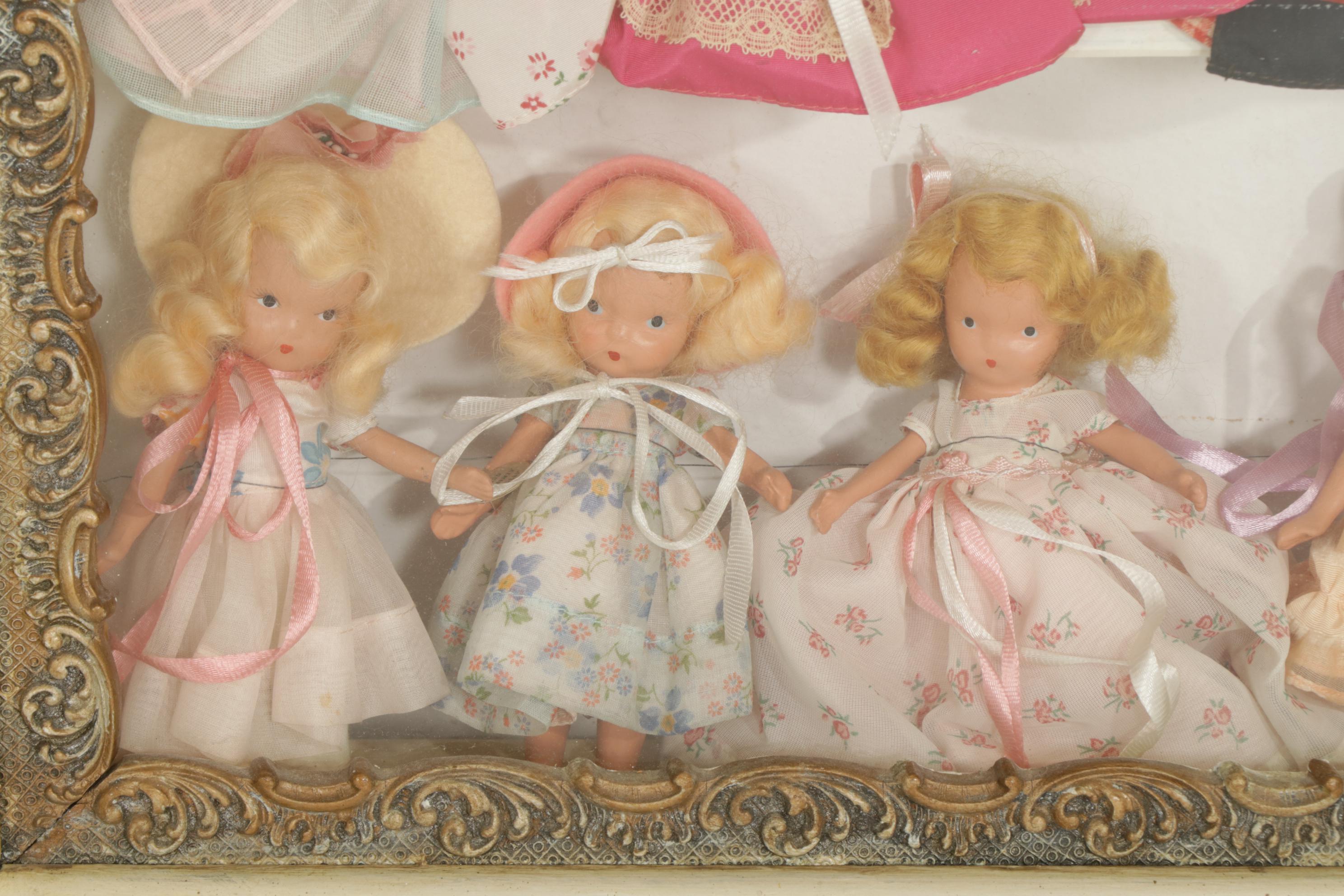 Nancy Anne Storybook Doll in Shadow Box, Mid-20th Century