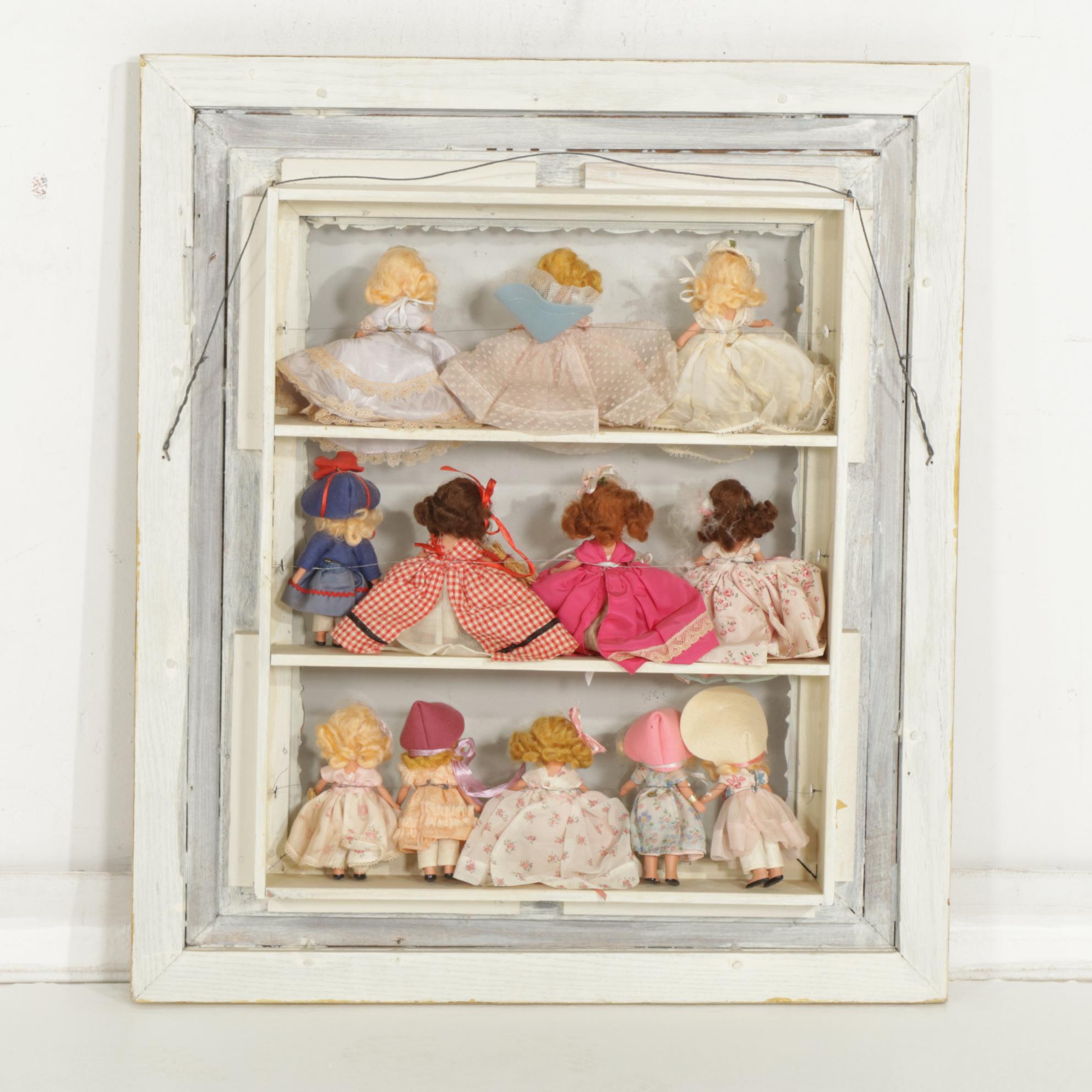 Nancy Anne Storybook Doll in Shadow Box, Mid-20th Century