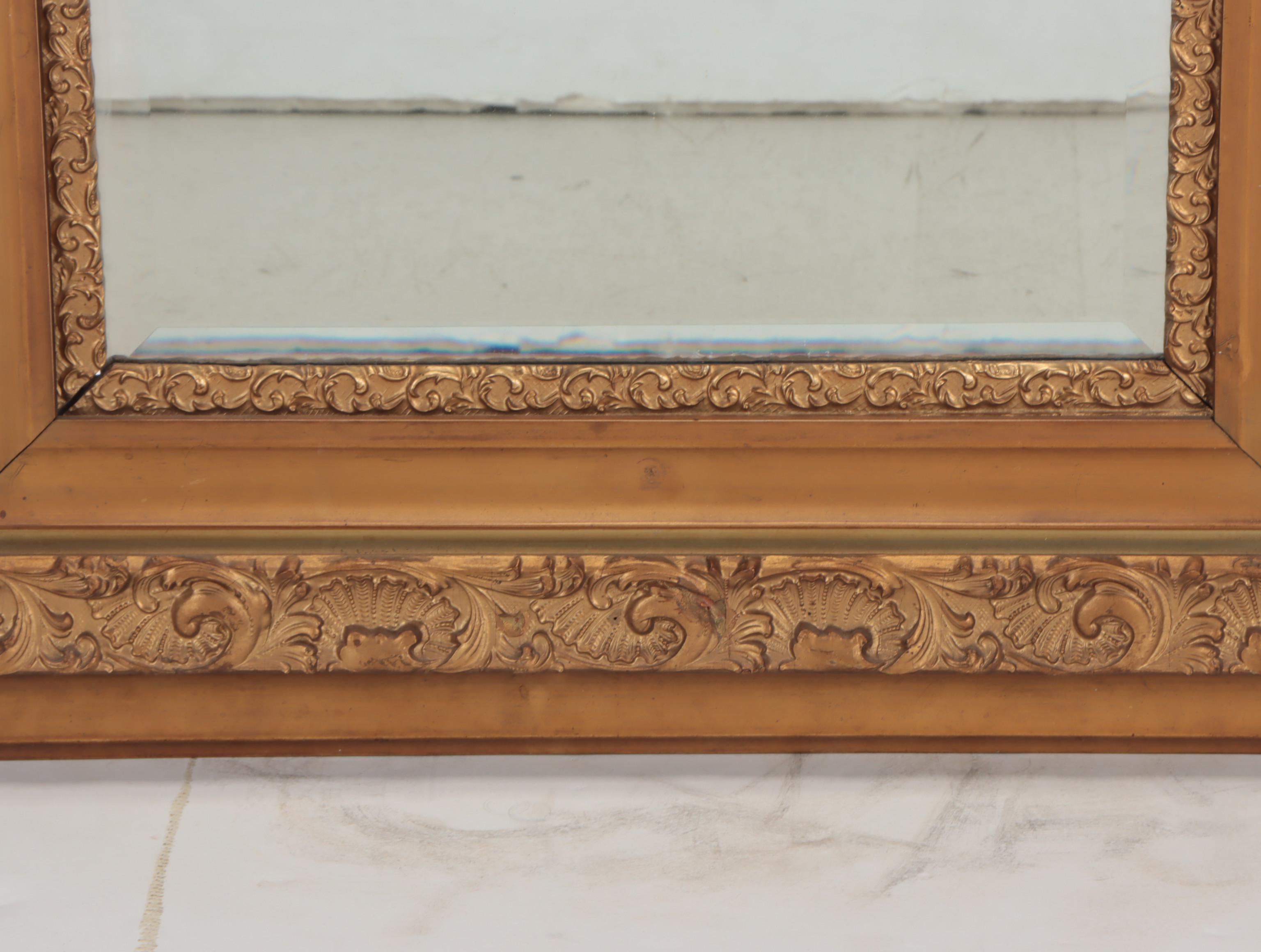 Rococo Style Shell and Acanthus Leaf Giltwood and Gesso Wall Mirror ...