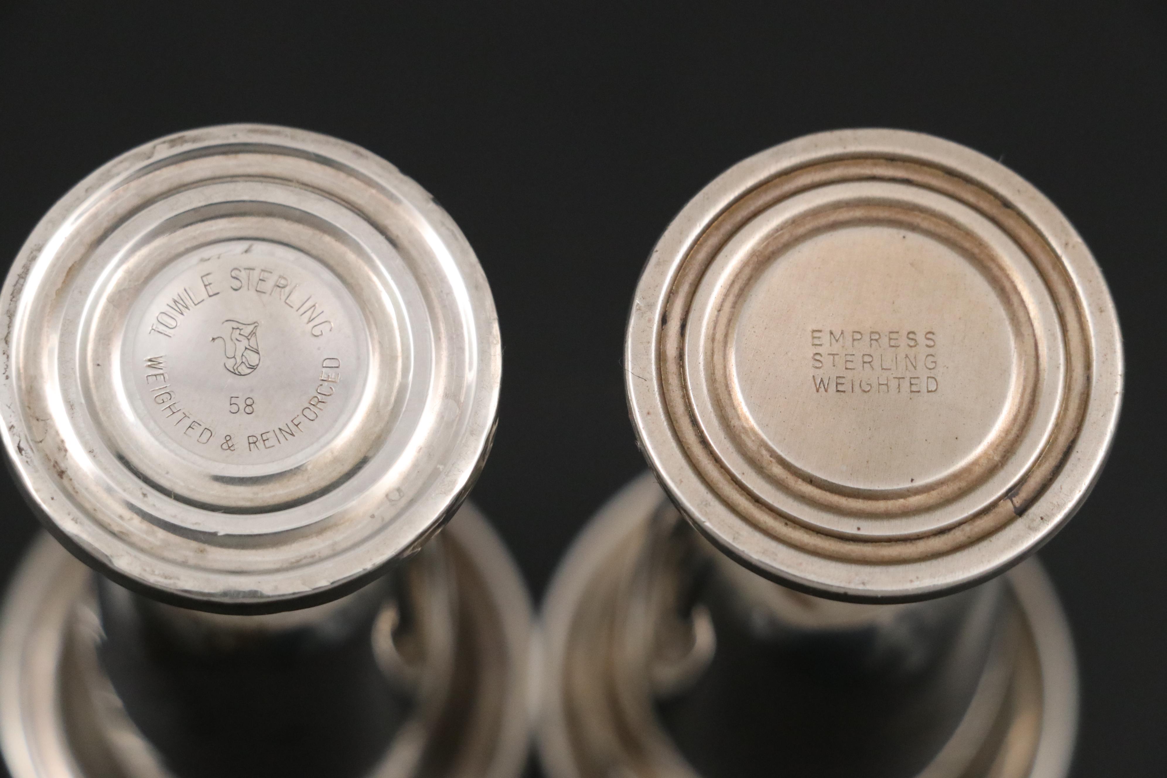 Towle and Empress Weighted Sterling Silver Cordial Cups | EBTH