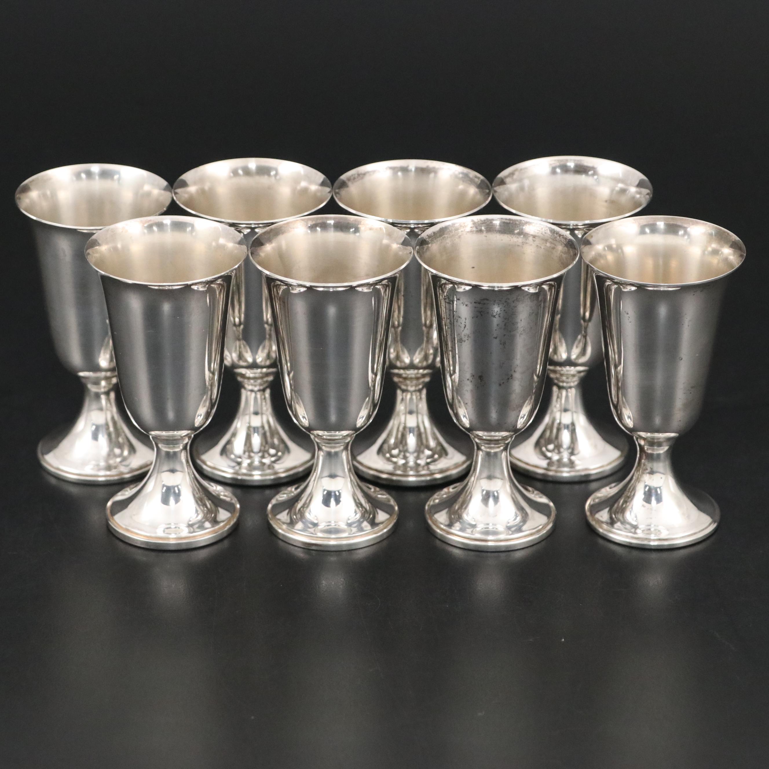 Web Silver Co. Sterling Silver Cordial Cups