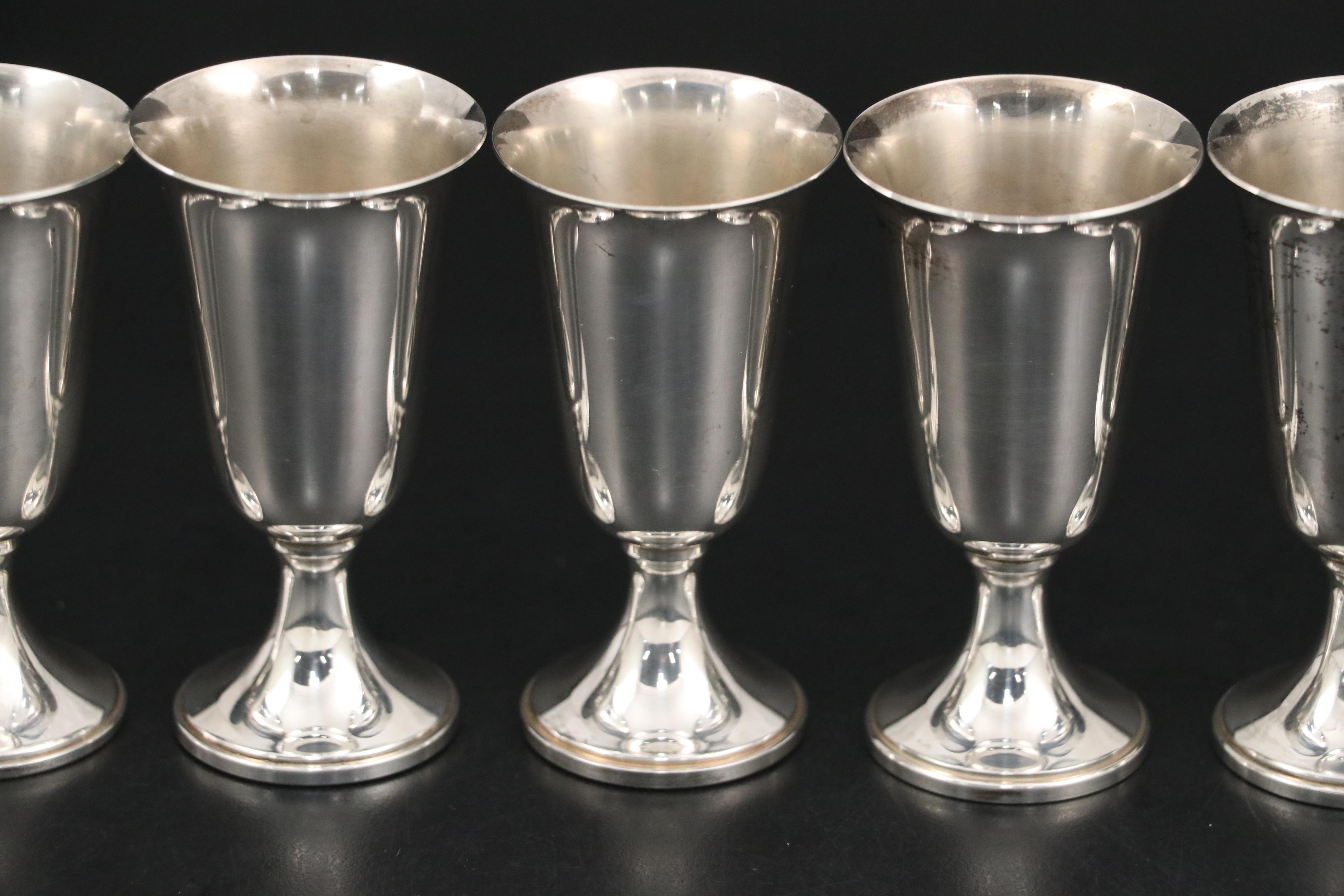 Web Silver Co. Sterling Silver Cordial Cups