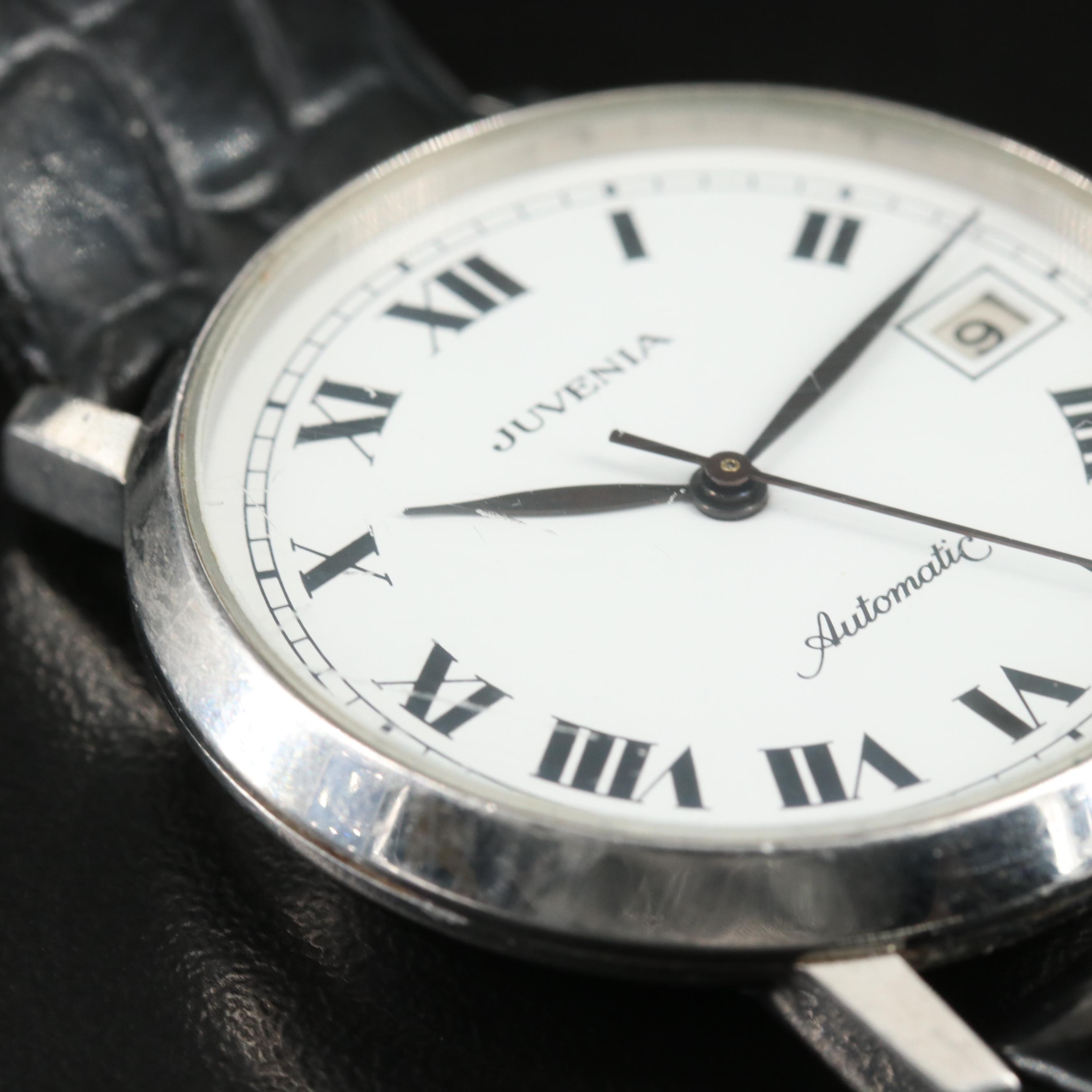 Juvenia Stainless Steel Automatic Stainless Steel Watch