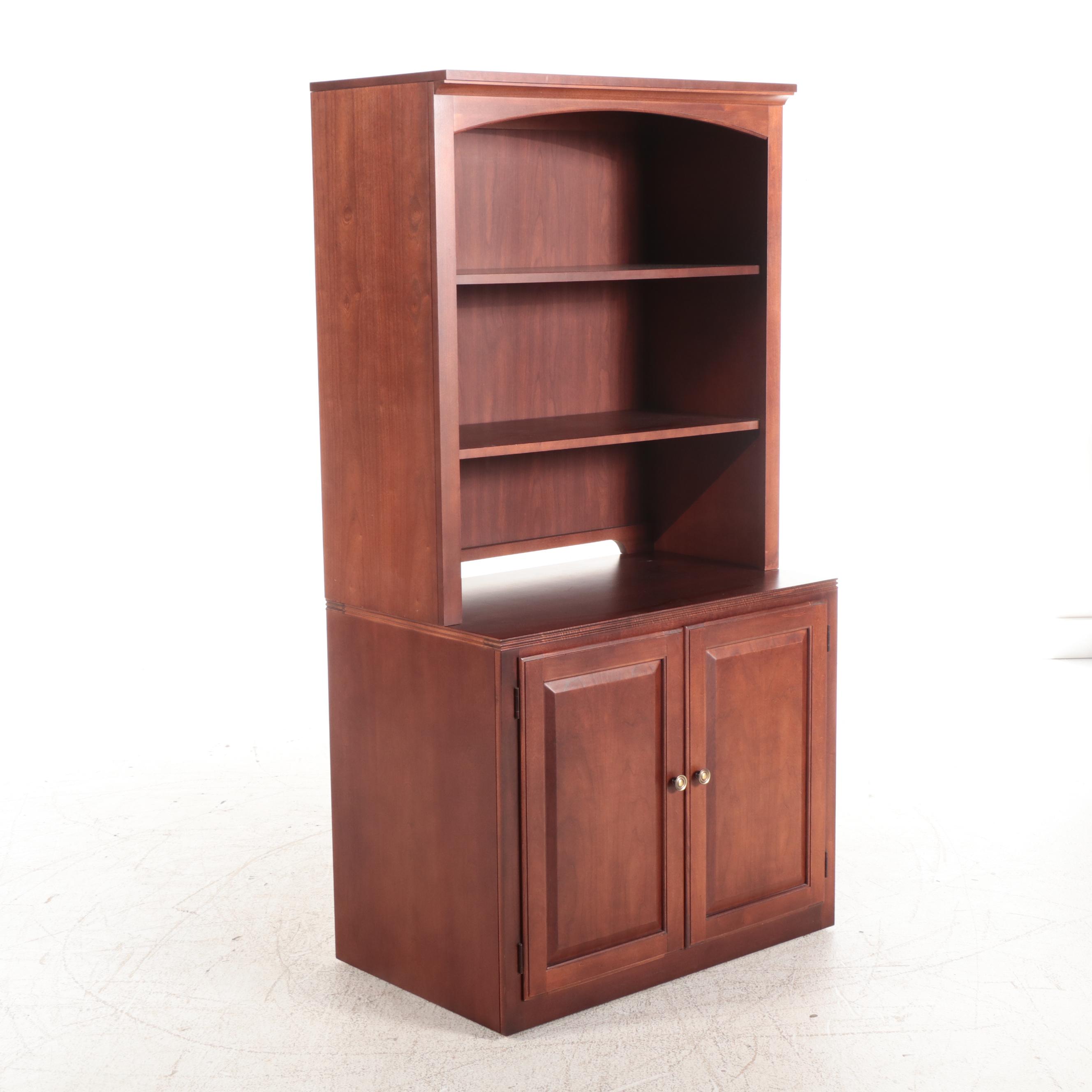 Thomasville Shaker Style Bookcase Filing Cabinet and Other Cabinets